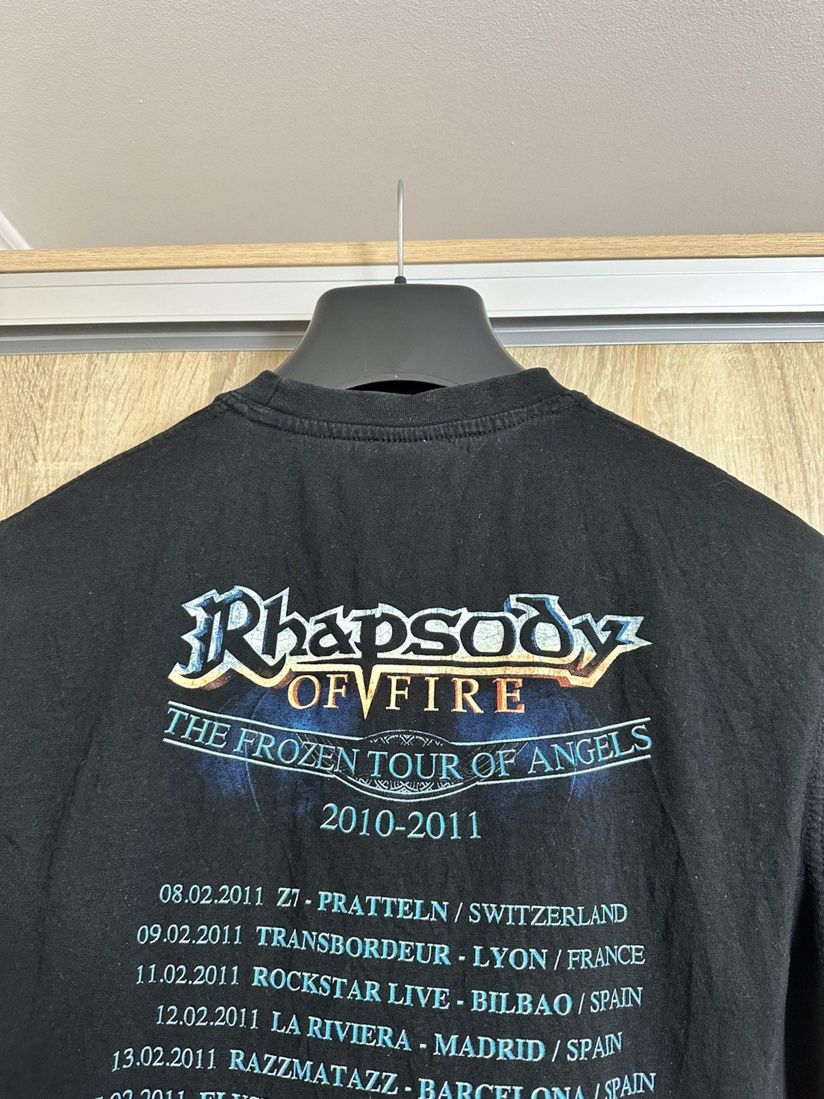 Band Tees 🔥 Rhapsody Of Fire Frozen Tears of Angels Band T Shirt Metal Size US M / EU 48-50 / 2 - 5 Thumbnail
