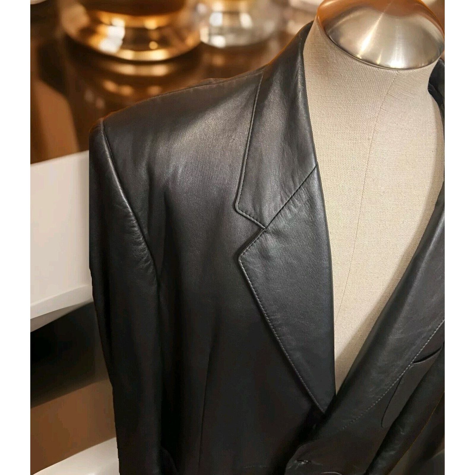 Other Creations De Cuir Andre Leather Vintage Coat Size 50 Men’s Size US XXL / EU 58 / 5 - 4 Thumbnail