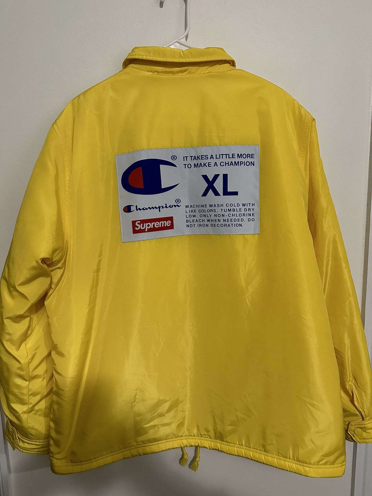 Champion Supreme Supreme Champion Label Coaches Jacket Grailed