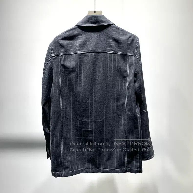 Versace Versace Main line vertical striped cargo jacket jacket Size US S / EU 44-46 / 1 - 7 Thumbnail