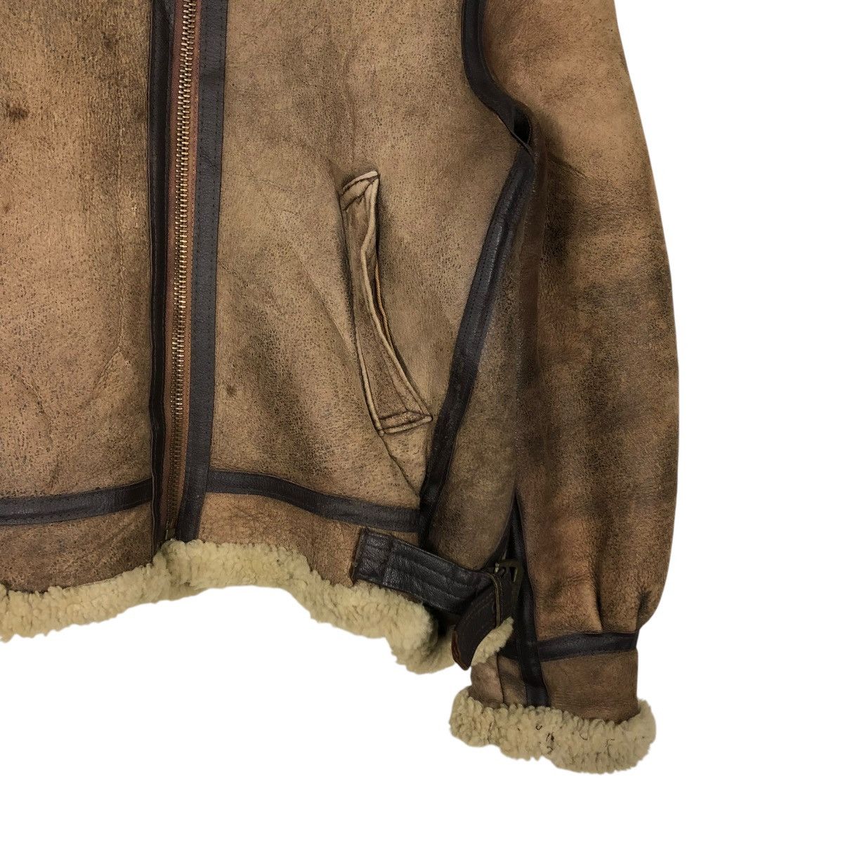 Avirex 🔥VINTAGE GENUINE LEATHER JACKET B3 AVIREX USA AERO LEATHER Size US M / EU 48-50 / 2 - 7 Thumbnail