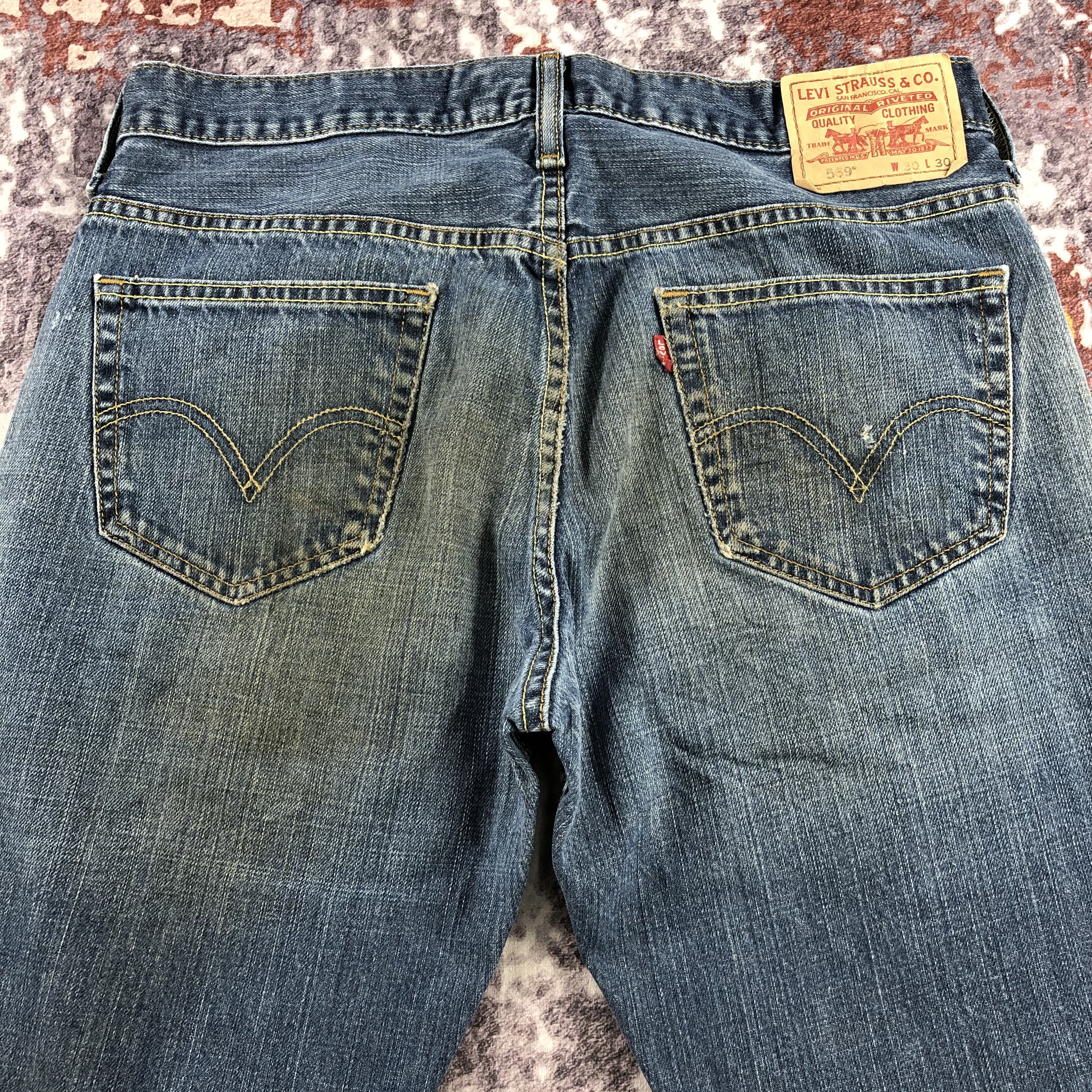 Levi's × Vintage Vintage Blue Wash Levis 569 Jeans-JM2628 Size US 33 - 4 Thumbnail