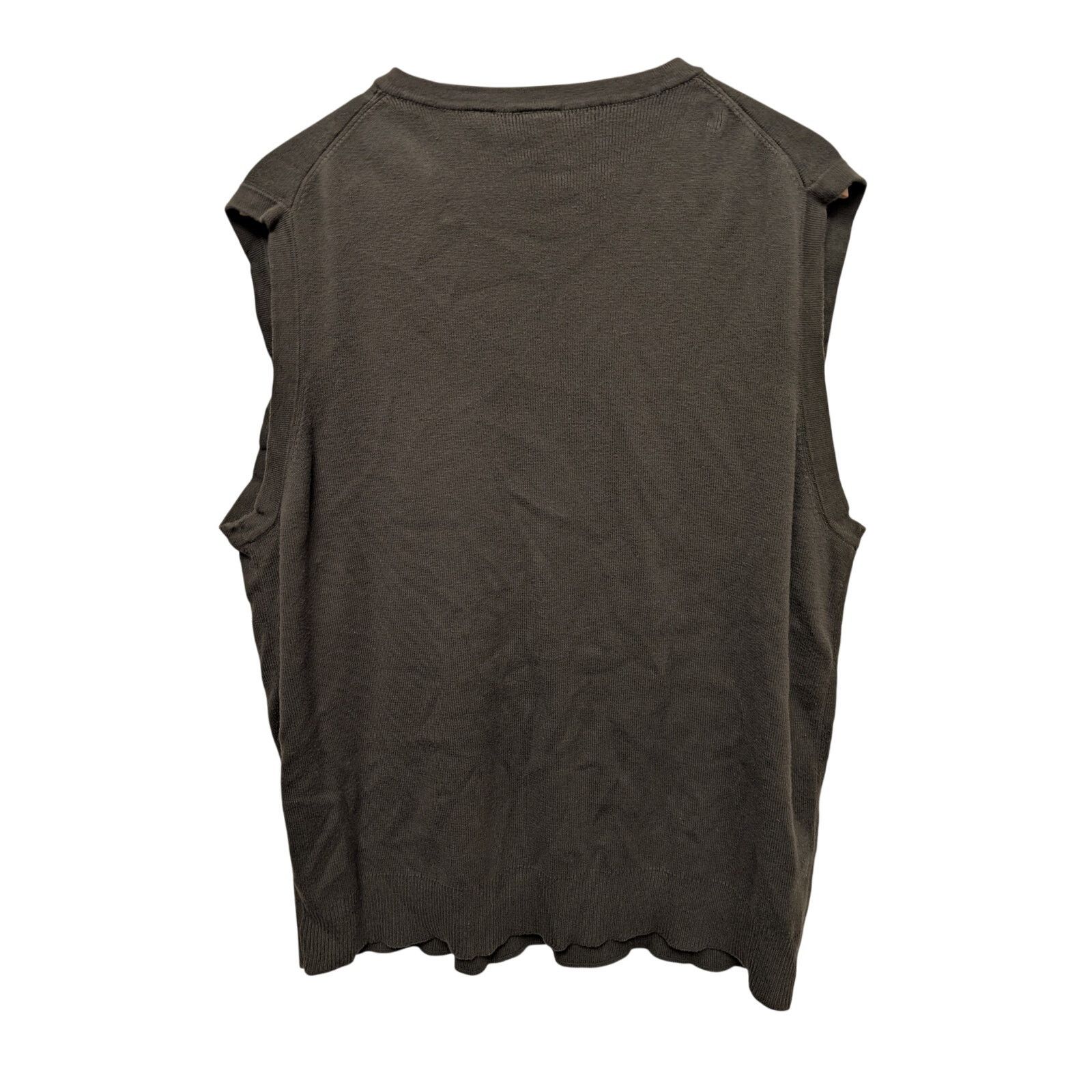 Gap Vintage GAP Sweater Vest 100% Cotton Oversized Y2K 90s Size US L / EU 52-54 / 3 - 2 Thumbnail