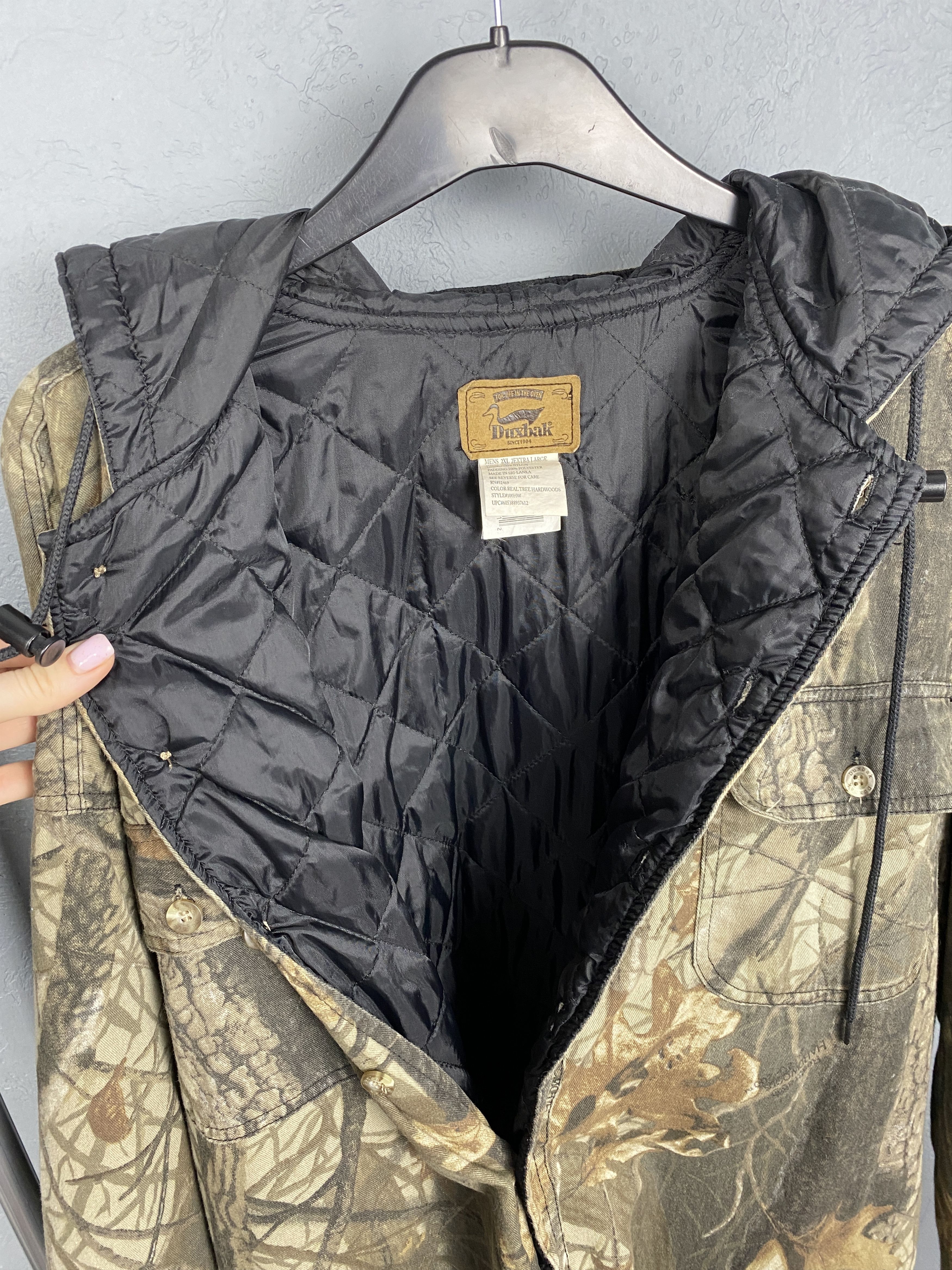 Realtree Duxbak Camo Realtree 90s Vintage Mens Jacket Size US XXL / EU 58 / 5 - 4 Thumbnail