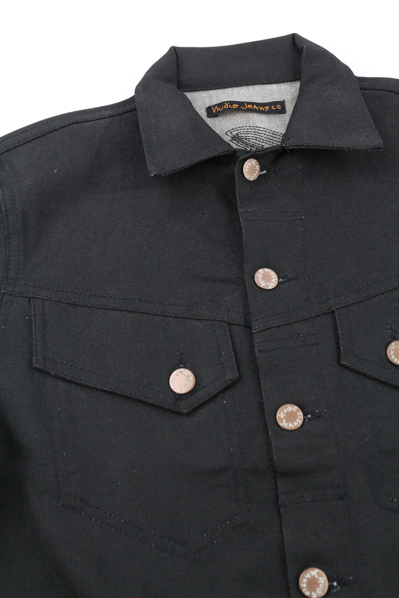 Nudie Jeans CONNY STRETCH DRY BLACK COATED XS Black Jacket 80408 Size US XS / EU 42 / 0 - 6 Thumbnail
