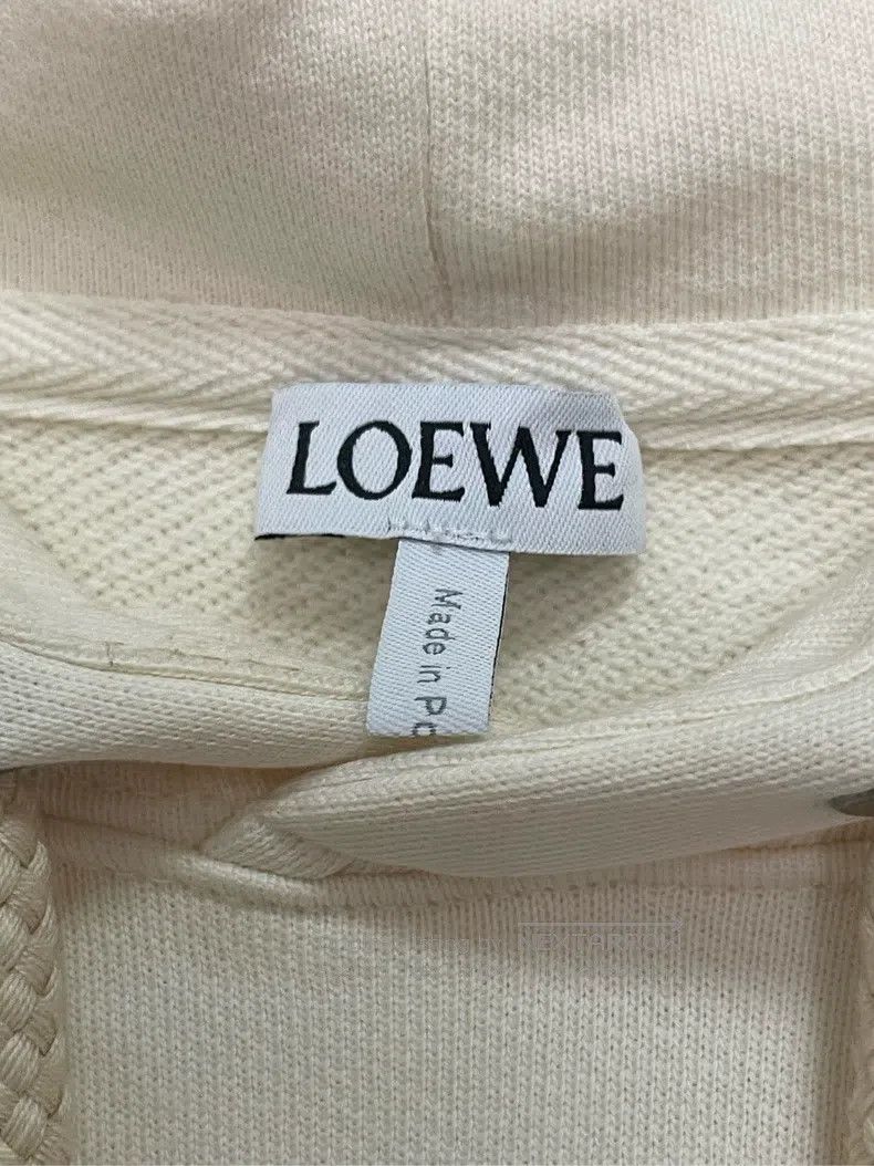 Loewe Loewe Beige Hooded Sweatshirt Size S / US 4 / IT 40 - 3 Thumbnail