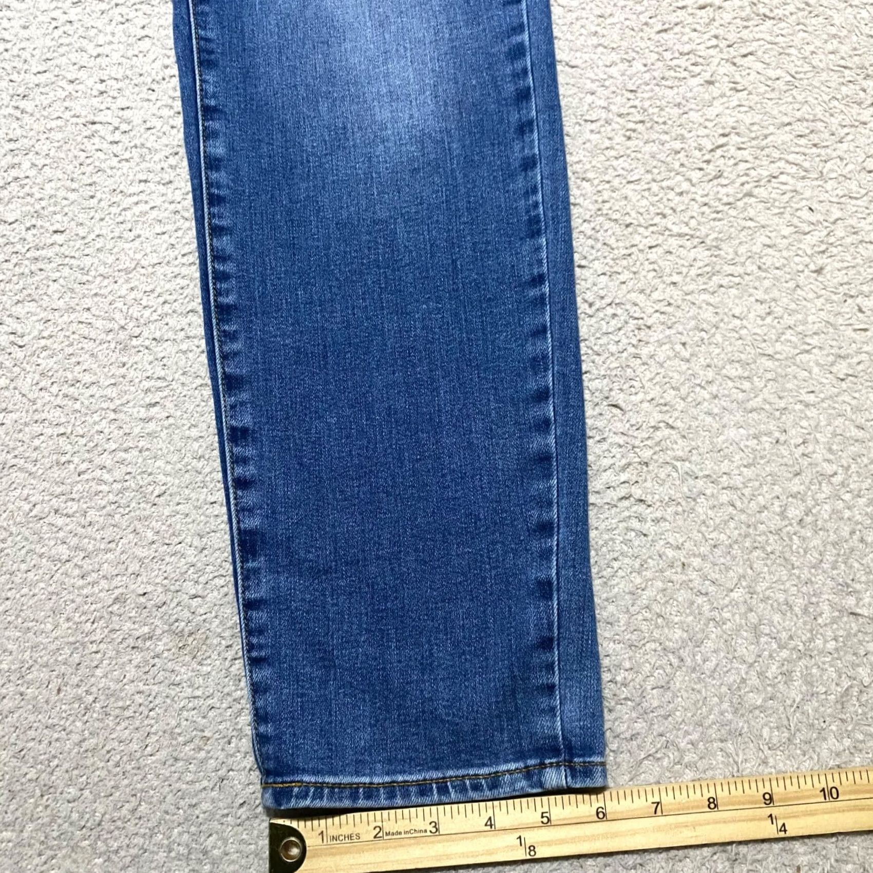 Talbots Talbots Jeans Slim 5-Pocket Denim Blue Medium Wash Mid Rise 10 Regular Adults Womens Bg 27in Inseam XS? Size 32" / US 10 / IT 46 - 5 Thumbnail