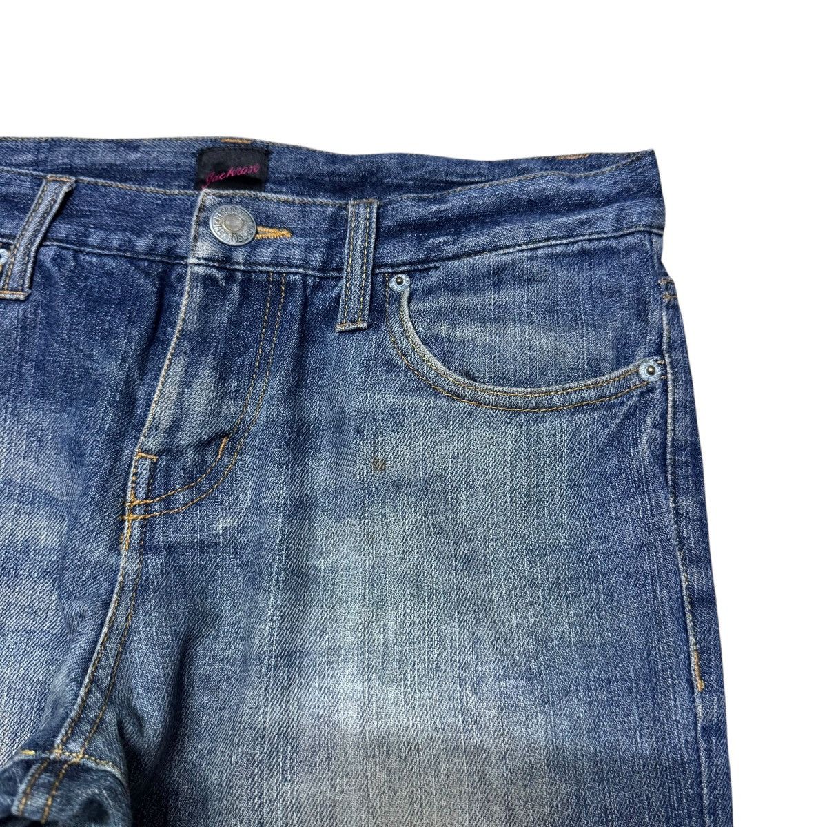 JACKROSE Jackrose Distressed Denim Flare Jeans Size US 30 / EU 46 - 5 Thumbnail