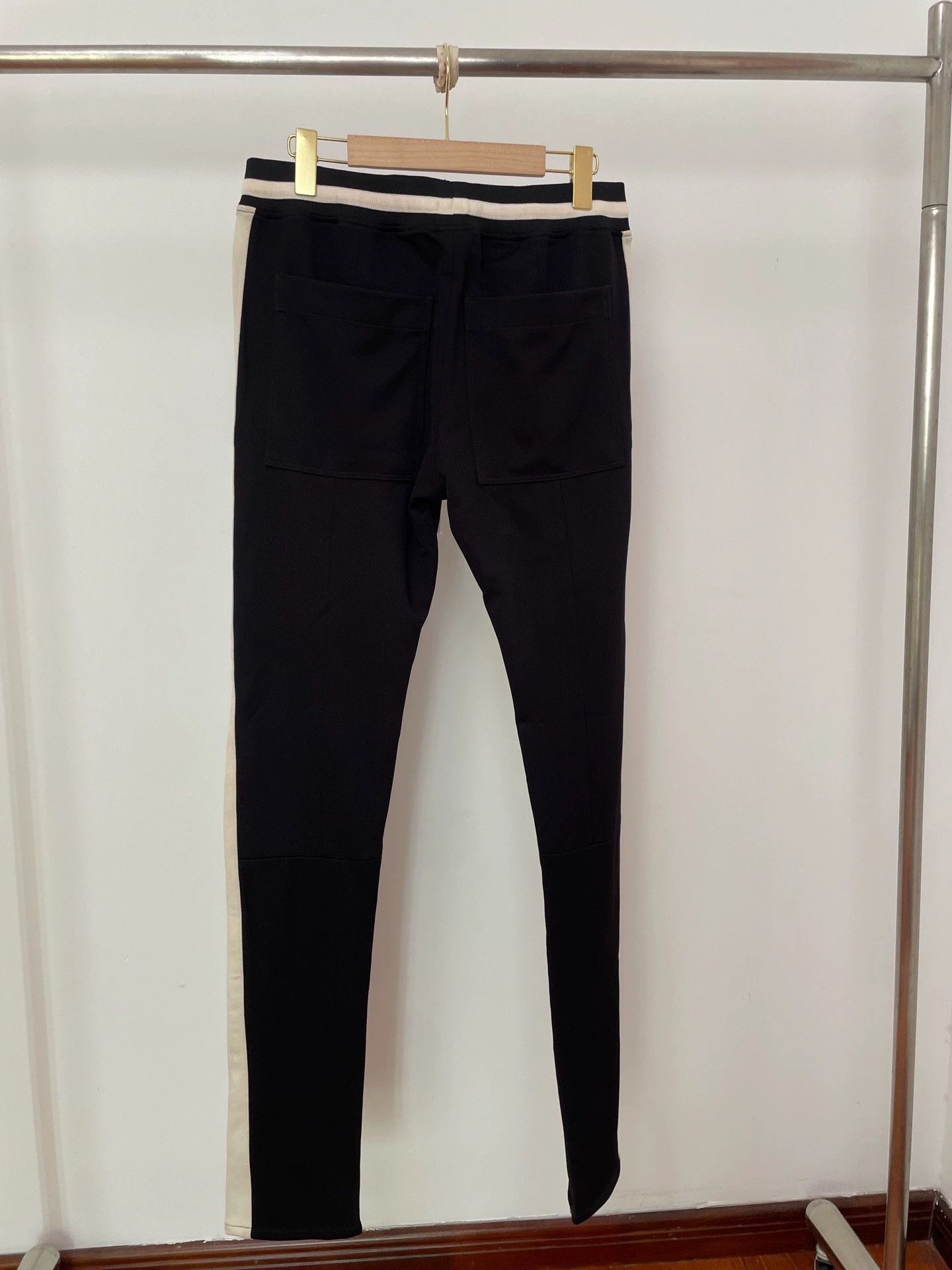 Fear of God FOG S5 Mainline Track Pants Black/White M Size US 32 / EU 48 - 2 Thumbnail