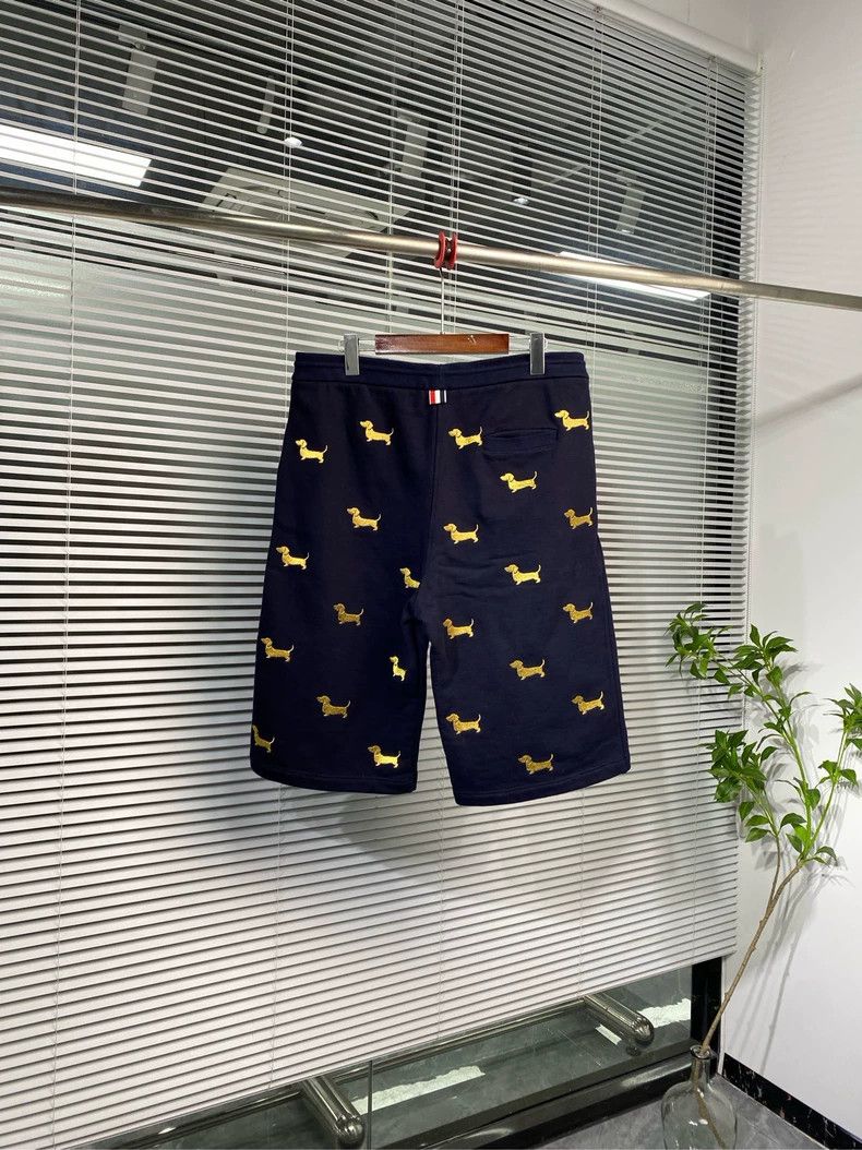 Thom Browne Thom Browne Size 4 Gold thread embroidered puppy full-print Size US 34 / EU 50 - 2 Thumbnail