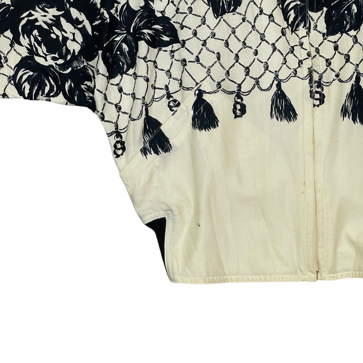Versace ‼️LASTDROP‼️Vtg 80s Gianni Versace Lampo Zipper Floral Bomber Size US L / EU 52-54 / 3 - 4 Thumbnail