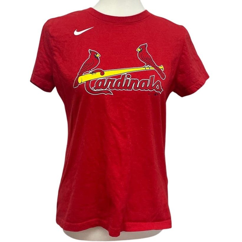 Nike Nike Womens Medium St Louis Cardinals Yadier Molina #4 Tee Size M / US 6-8 / IT 42-44 - 1 Thumbnail