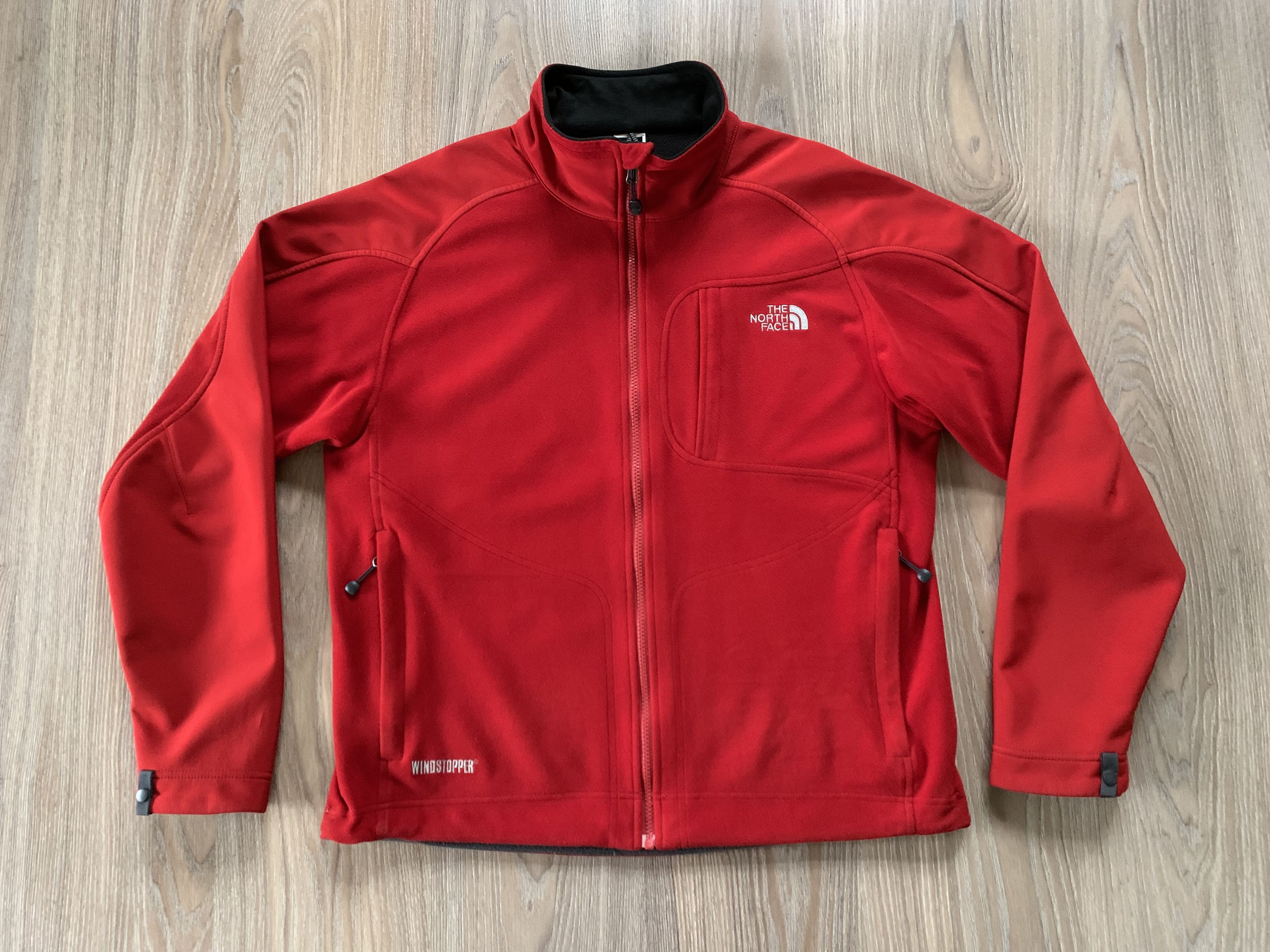 The North Face × Vintage The North Face Fleece Windspopper Red Vintage Jacket Size US M / EU 48-50 / 2 - 2 Thumbnail