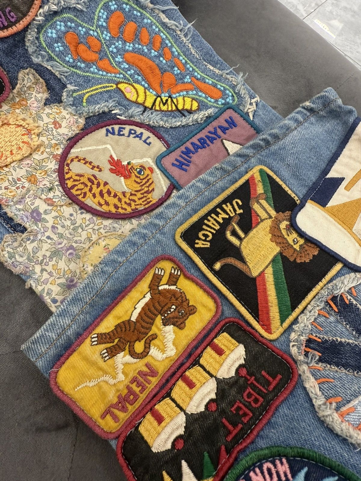 Kapital Kapital Kountry Denim Rat Flare Jeans Size US 32 / EU 48 - 10 Thumbnail