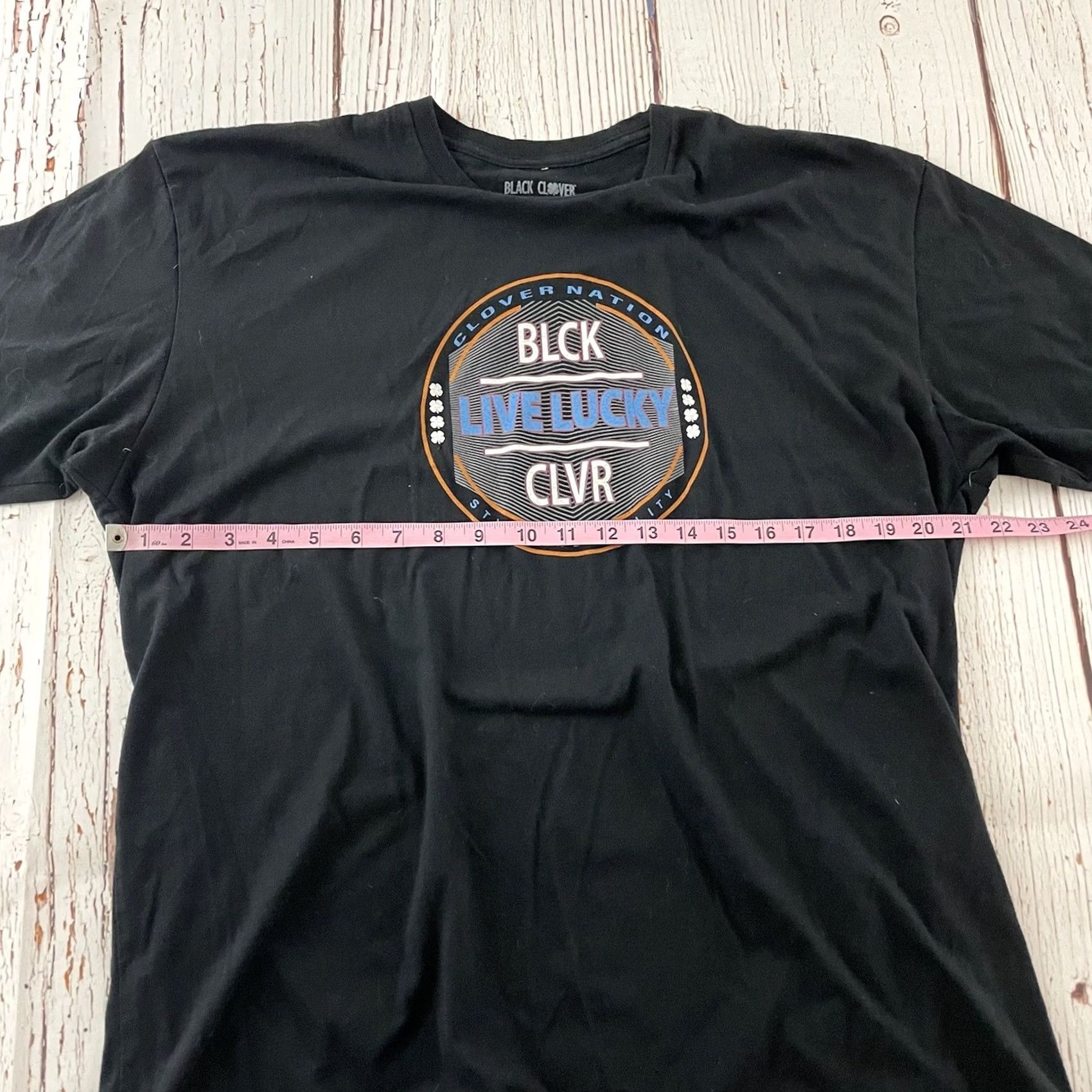 Lucky Brand Lucky Brand Black Clover Live Short Sleeve T Shirt XL Men Black Size US XL / EU 56 / 4 - 4 Thumbnail