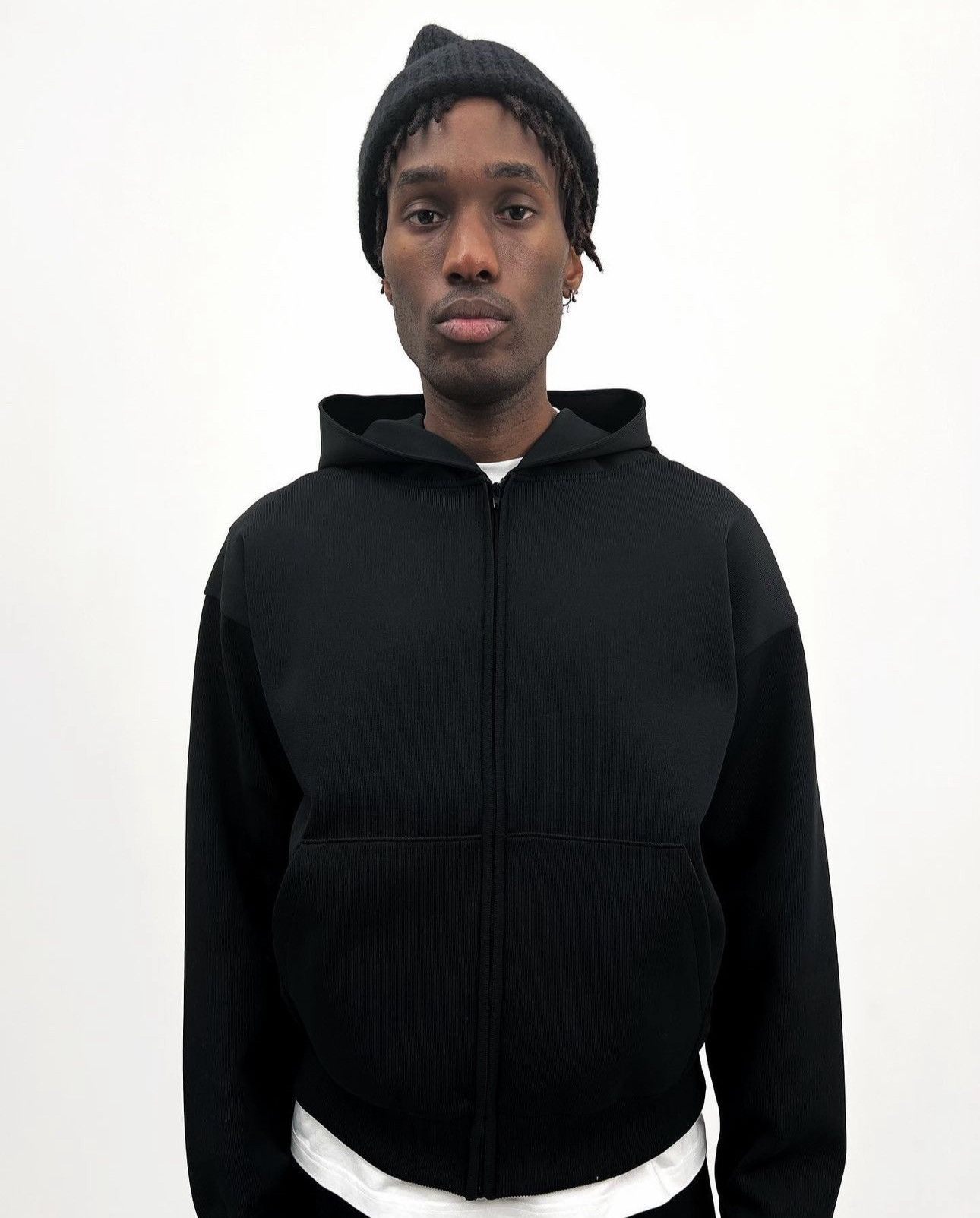 Vuja De Plastic Hoodie (Black) Size Small Brand New Rare - Tops Vuja De Plastic Hoodie (Black) Size Small Brand New Rare - Tops