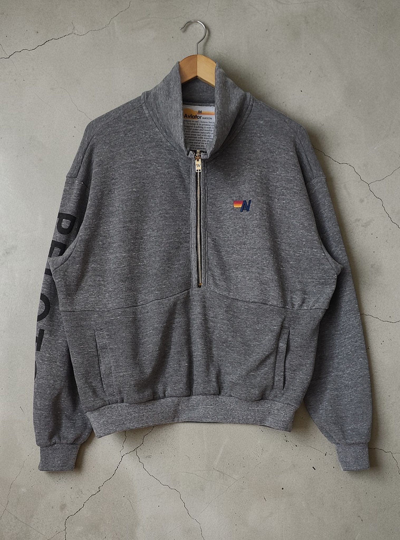 Aviator Nation Aviator Nation Peloton Half Zip Sweatshirt Size US M / EU 48-50 / 2 - 1 Thumbnail