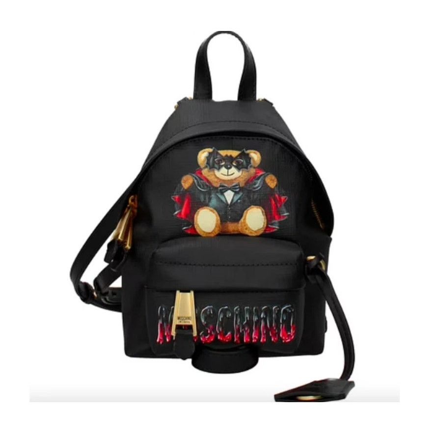Moschino SS20 Moschino Couture Jeremy Scott Bat Teddy Bear Backpack Size ONE SIZE - 1 Thumbnail
