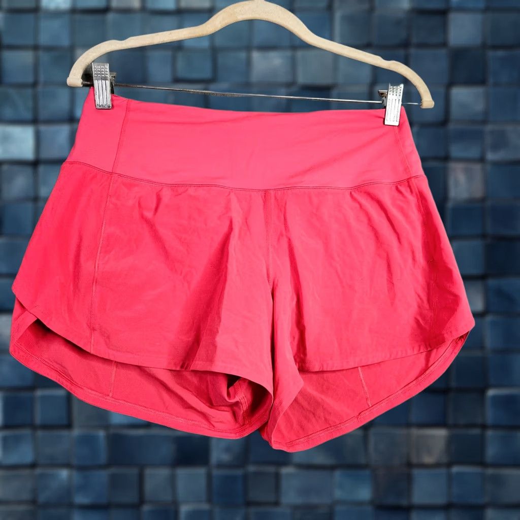 Lululemon Lululemon Speed Shorts Women Size 6 Pink Running Athletic Lined Activewear Size 28" / US 6 / IT 42 - 1 Thumbnail