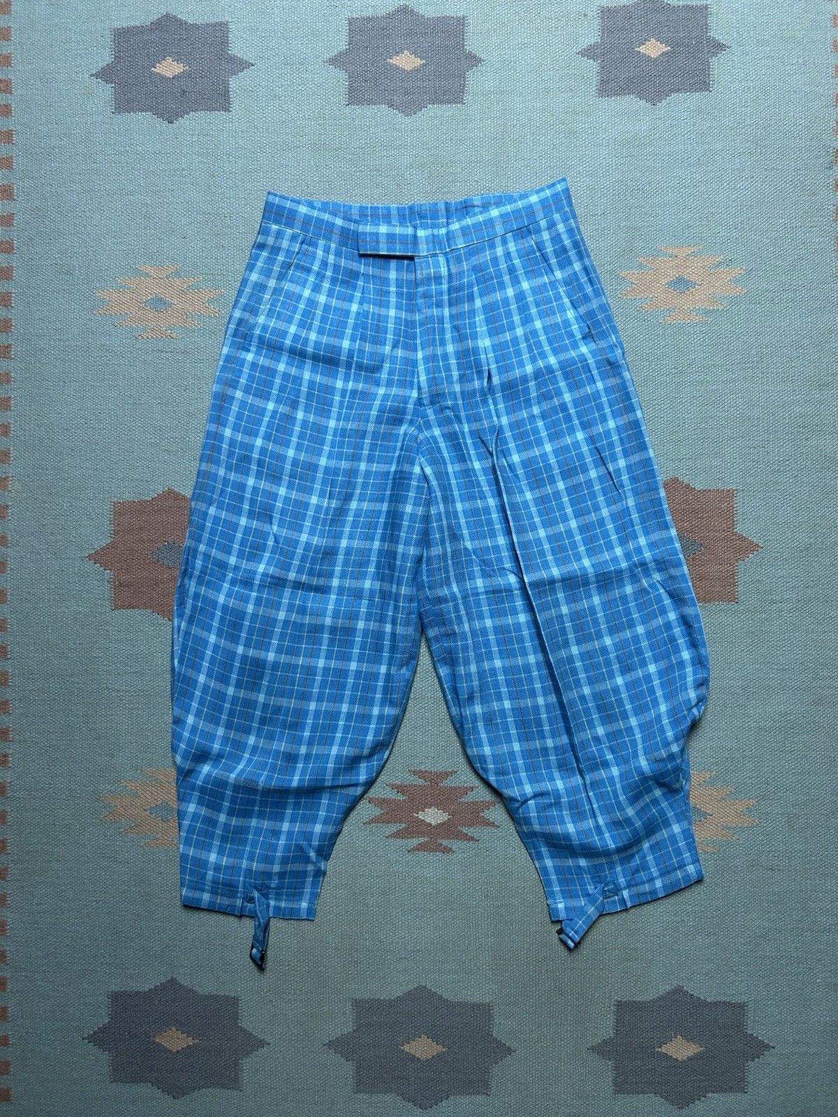 Vintage T Barry Knicker Co golf knickers pants pleated 4 short W26 Size 26" / US 2 / IT 38 - 1 Thumbnail