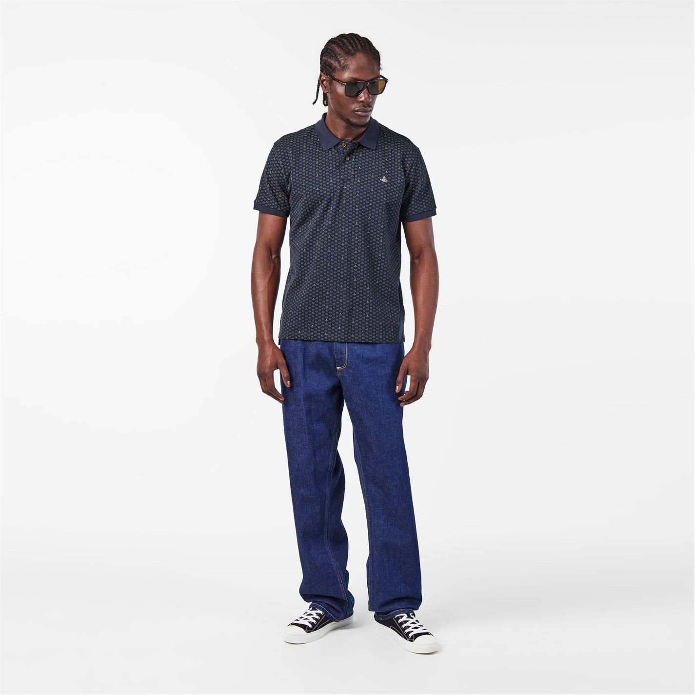 Vivienne Westwood o1g2r1mq0526 Short-Sleeve Polo Shirt in Dots & Orbs Size US S / EU 44-46 / 1 - 6 Thumbnail