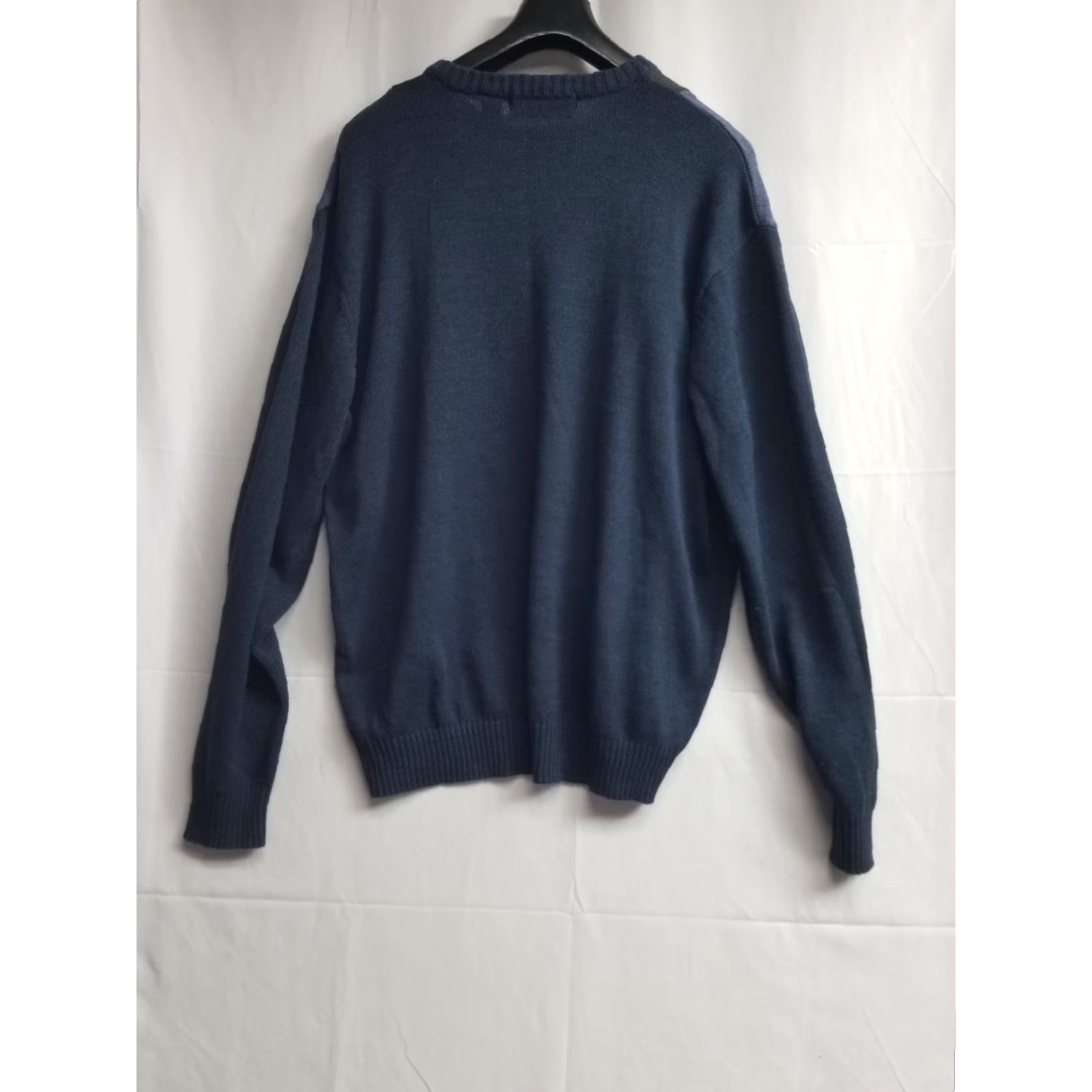 Oscar De La Renta Oscar De La Renta Pullover Sweater Mens XXL Blue Check Long Sleeve Casual Size US XXL / EU 58 / 5 - 2 Thumbnail