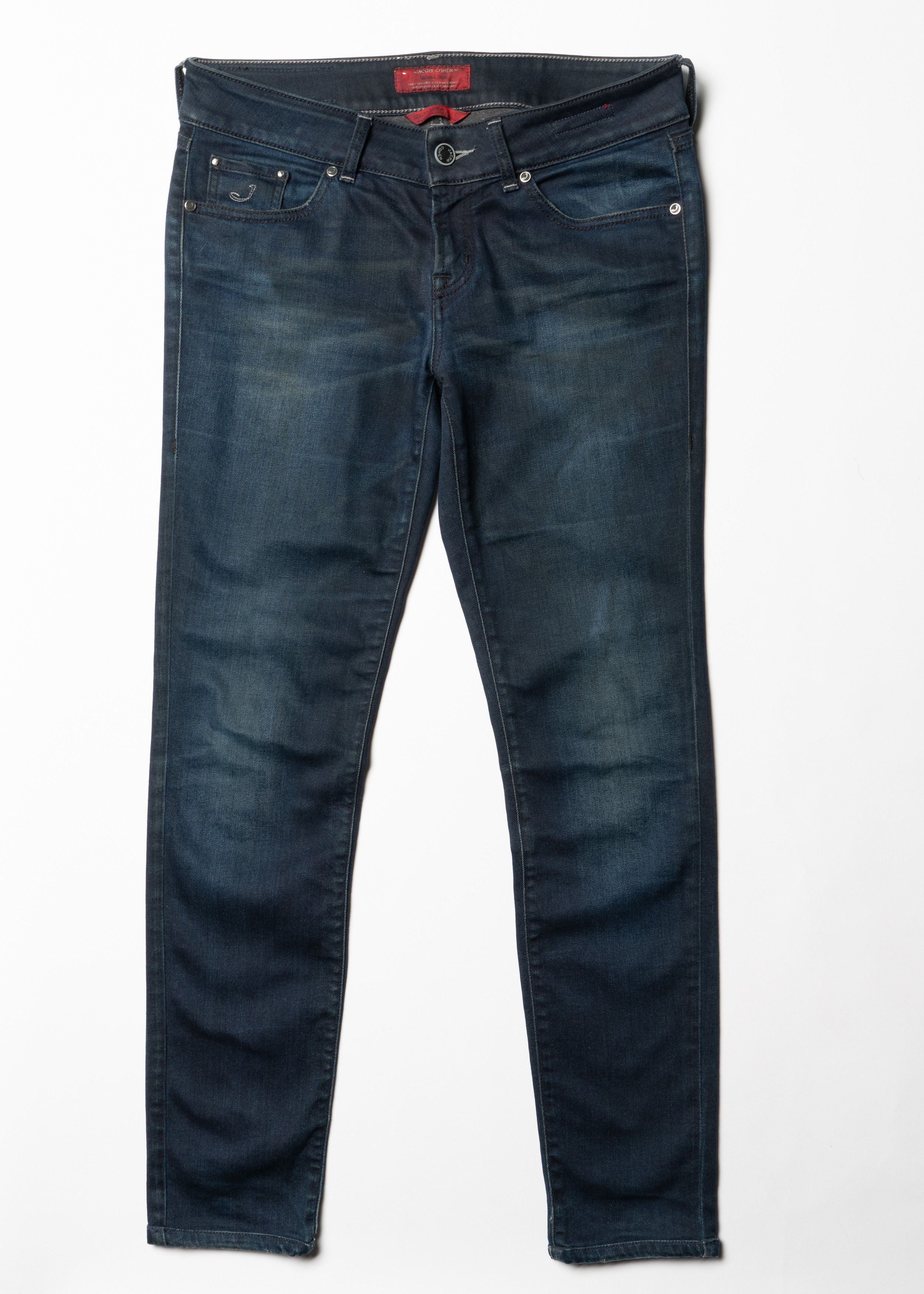 Jacob Cohen 🔴 JACOB COHEN J713 Blue Denim Jeans Women’s Size 31" - 3 Thumbnail