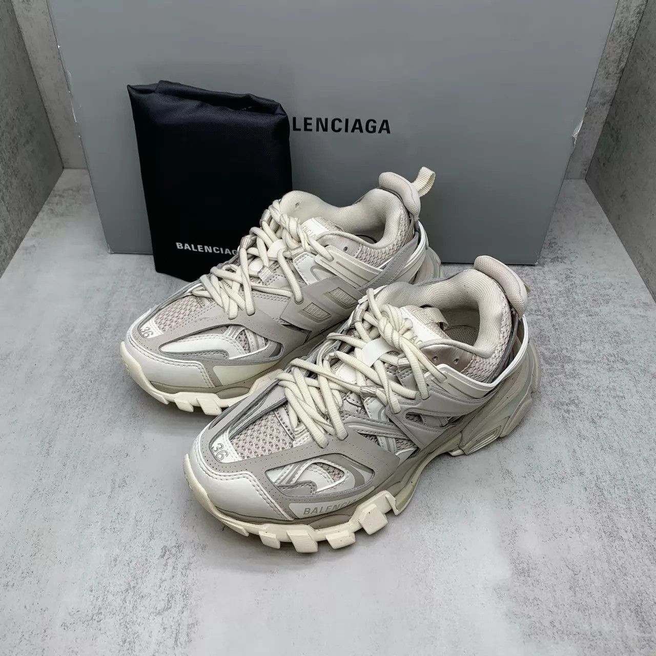 Balenciaga Balenciaga Track Brown 36 95 New Size US 5.5 / IT 35.5 - 1 Thumbnail
