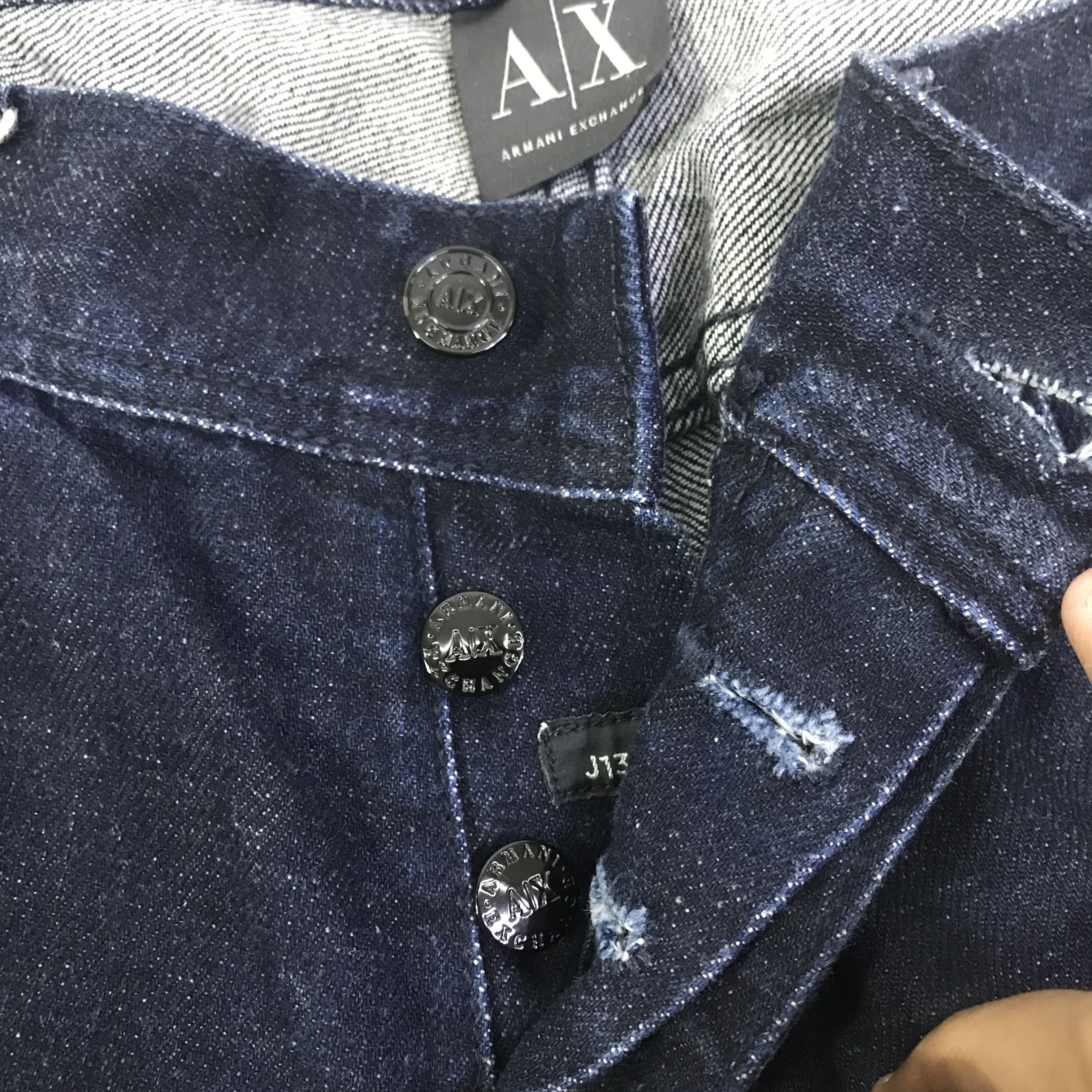 Armani Exchange Vintage Armani Exchange Blue Denim Jeans pants K130B1 Size US 32 / EU 48 - 13 Thumbnail