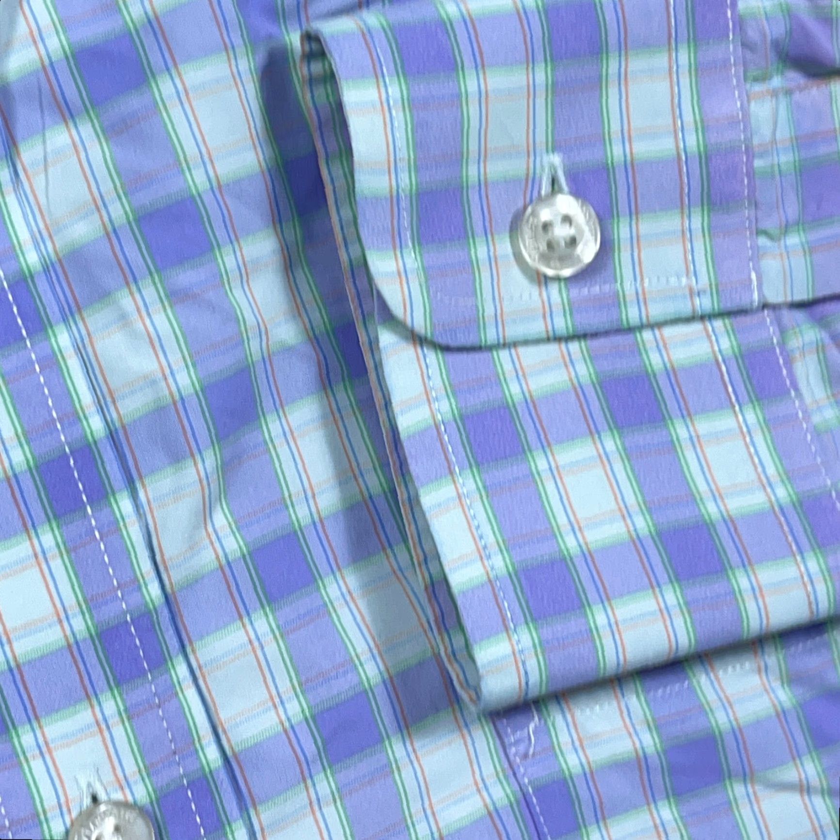 Vineyard Vines Vineyard Vines Shirt Men Medium Purple Nylon Button-Up Performance Classic Fit Size US M / EU 48-50 / 2 - 5 Thumbnail