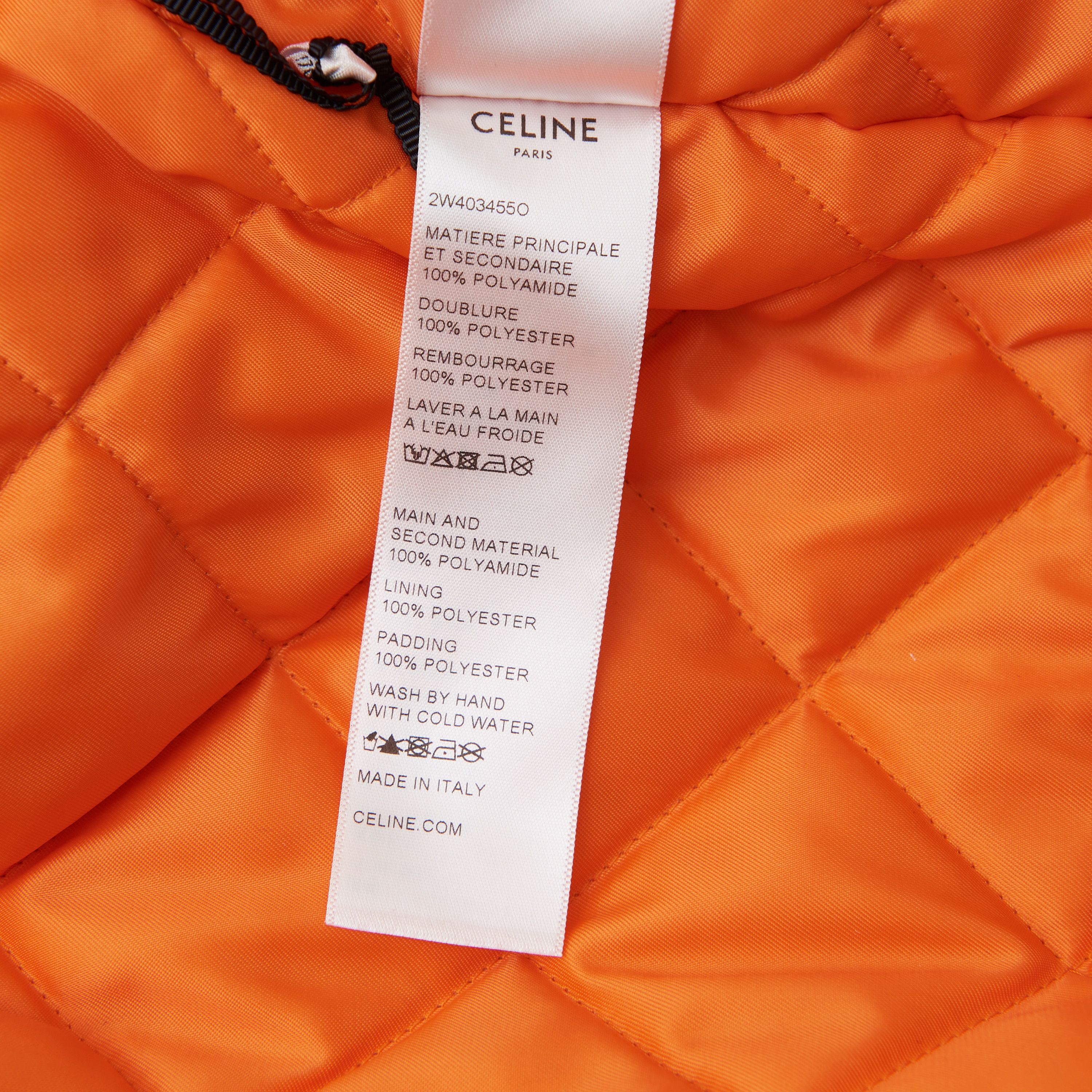 Celine Patchwork Shell Bomber Jacket In Black Technical Fabric Size US M / EU 48-50 / 2 - 10 Thumbnail