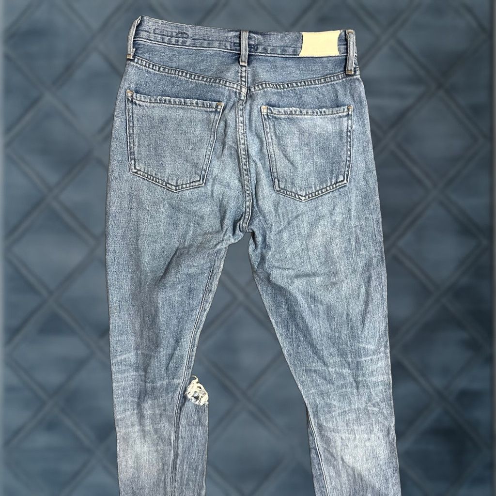 Citizens Of Humanity Citizens of Humanity Jeans Women 24 Blue Premium Vintage Liya Distressed Cropped High Rise Classic Fit Crop 90s Bohemian USA Size 42" / US 20 - 1 Thumbnail