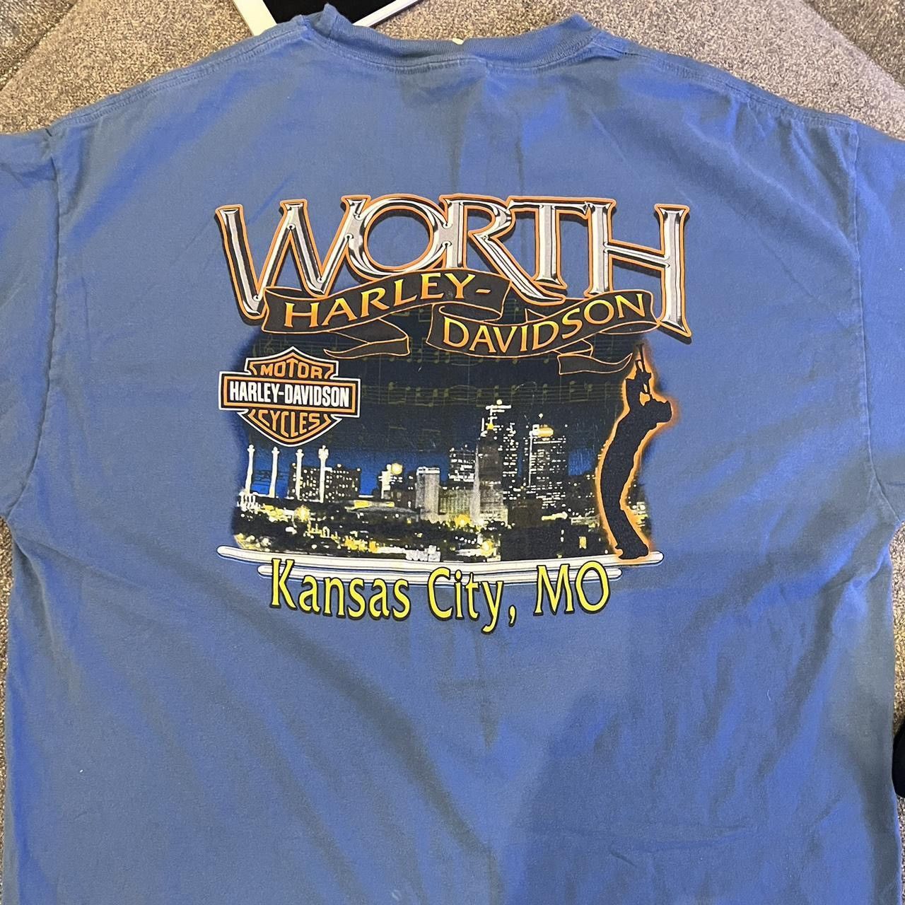 Harley Davidson × Vintage Harley Davidson Biker T Shirt Size US XL / EU 56 / 4 - 1 Thumbnail