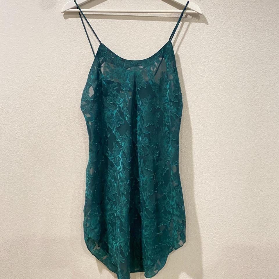 Other Vintage Inner Most Women's Green Slip Dress Size S / US 4 / IT 40 - 1 Thumbnail