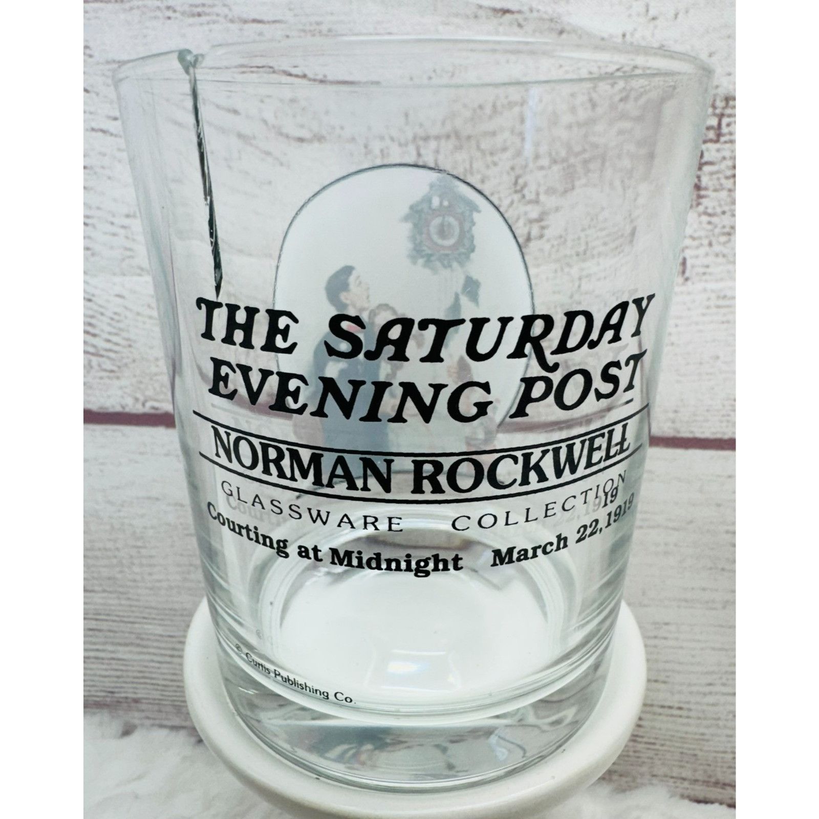 Other Norman Rockwell Saturday Evening Post Glass Tumbler Cup - 2 Size ONE SIZE - 7 Thumbnail