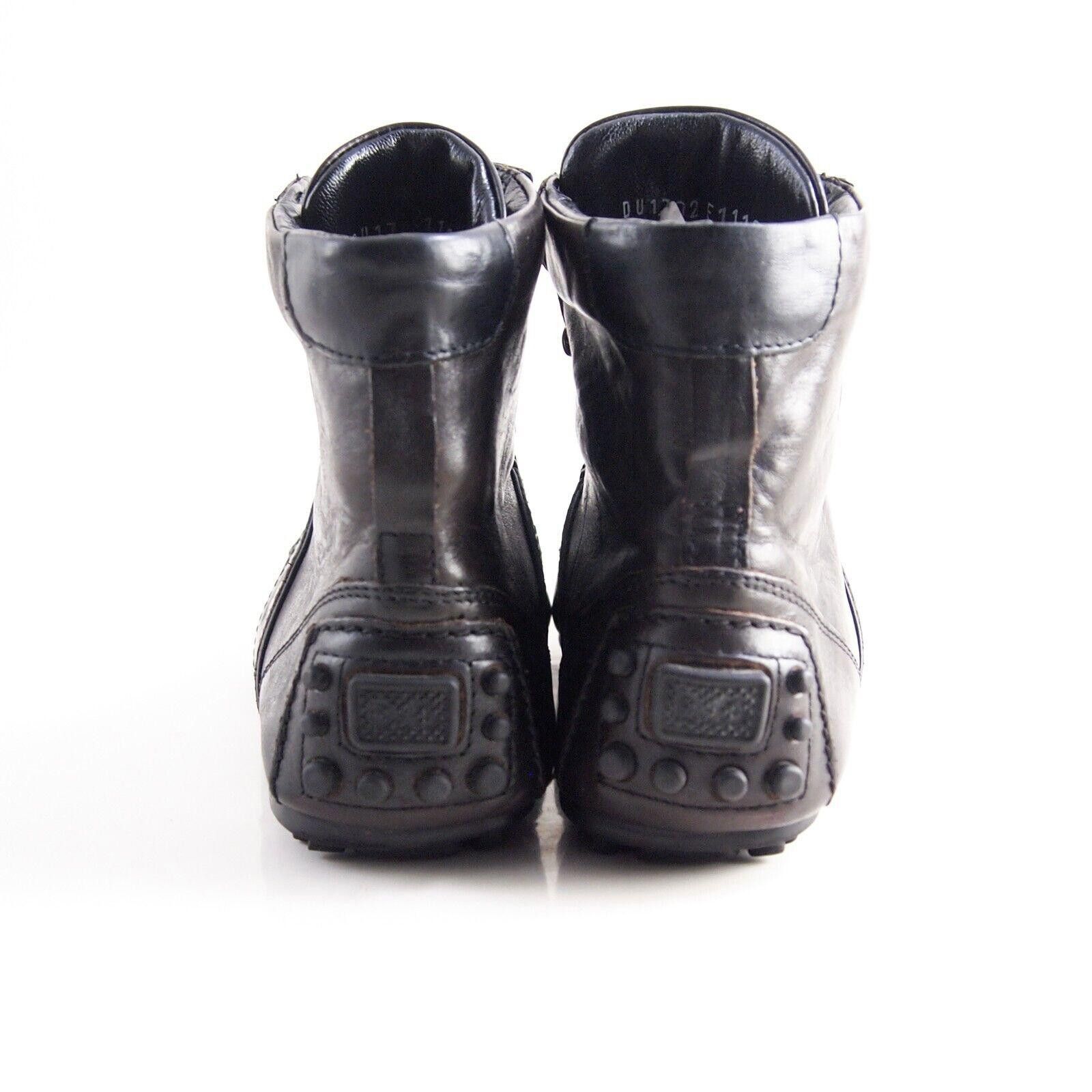 Dolce & Gabbana Dolce Gabbana High Top Sneakers Brown Leather US 7 EU 40 Size US 7 / EU 40 - 7 Thumbnail