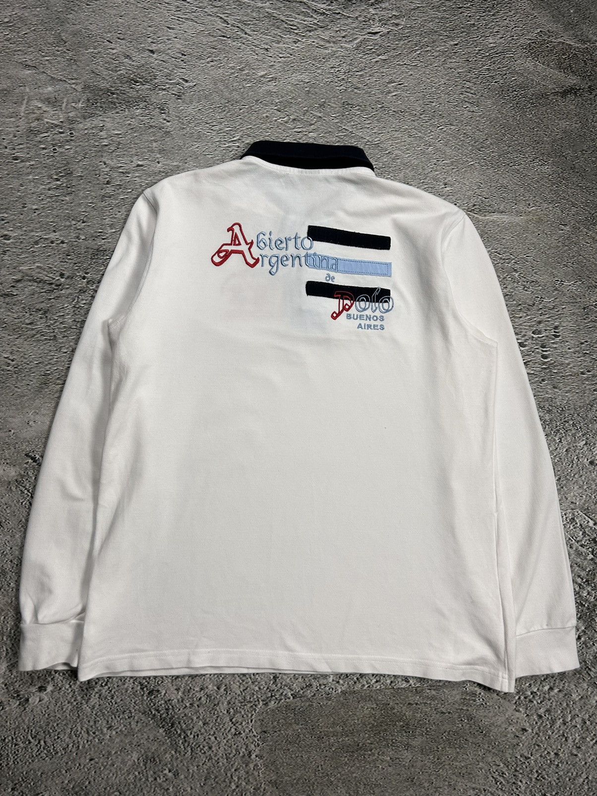 La Martina La Martina longsleeve Polo T-shirt White Argentina Palermo Size US M / EU 48-50 / 2 - 5 Thumbnail