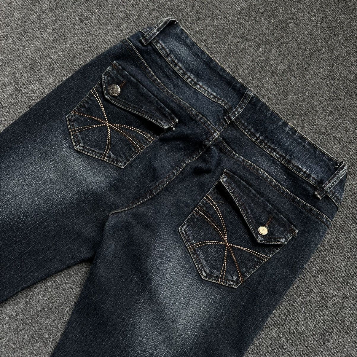 Y/Project VTG Jane Low Rise Flared Jeans Size R14 Y2K 00s USA Staff P Size 32" / US 10 / IT 46 - 11 Thumbnail