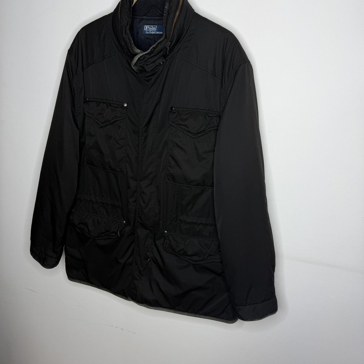 Polo Ralph Lauren Polo Ralph Lauren Hunting/Fishing Jacket Black Nylon Coat Size US XL / EU 56 / 4 - 2 Thumbnail