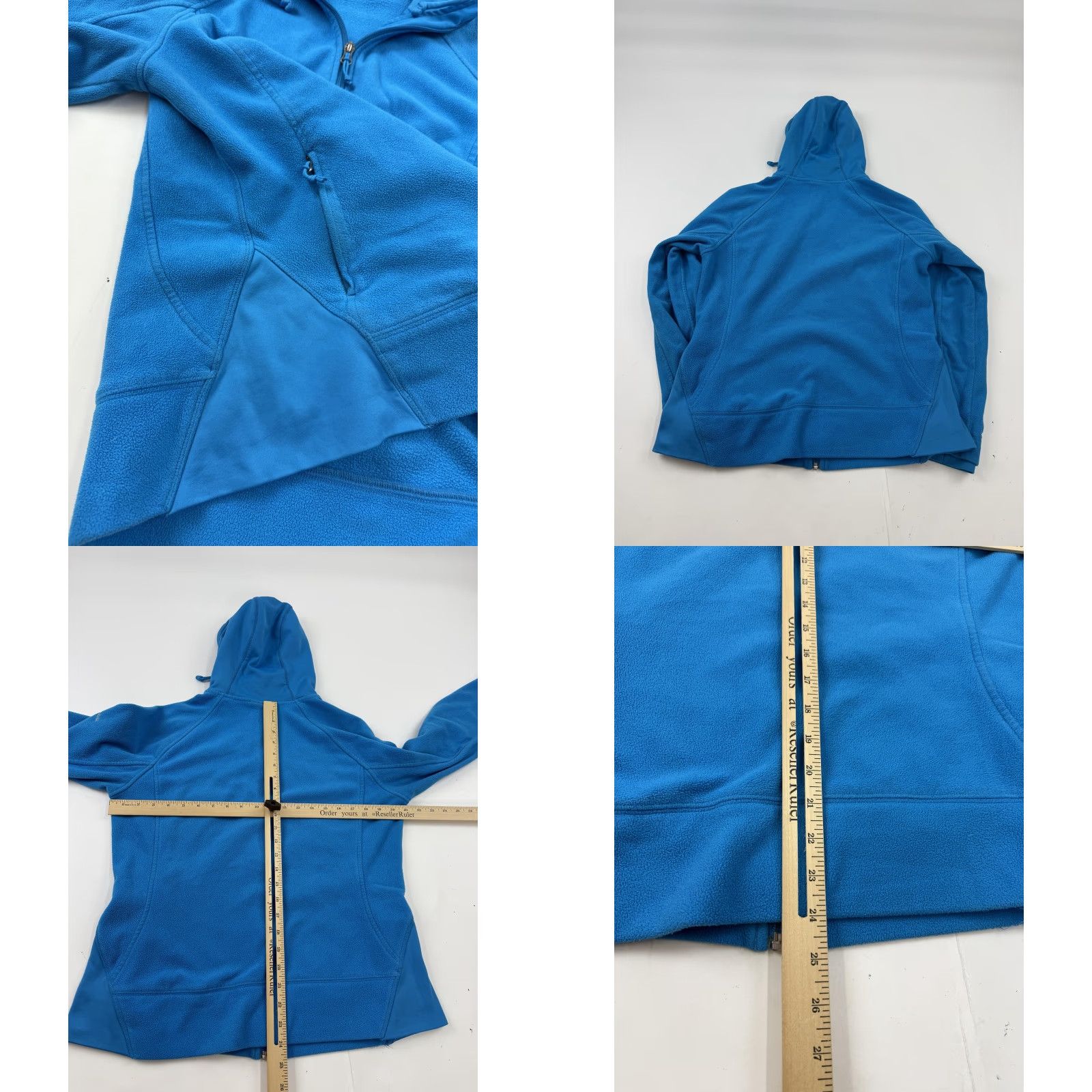 Vintage Columbia Fleece Jacket Womens XL Blue Hooded Full Zip Pockets Warm Outdoor Size XL / US 12-14 / IT 48-50 - 8 Thumbnail