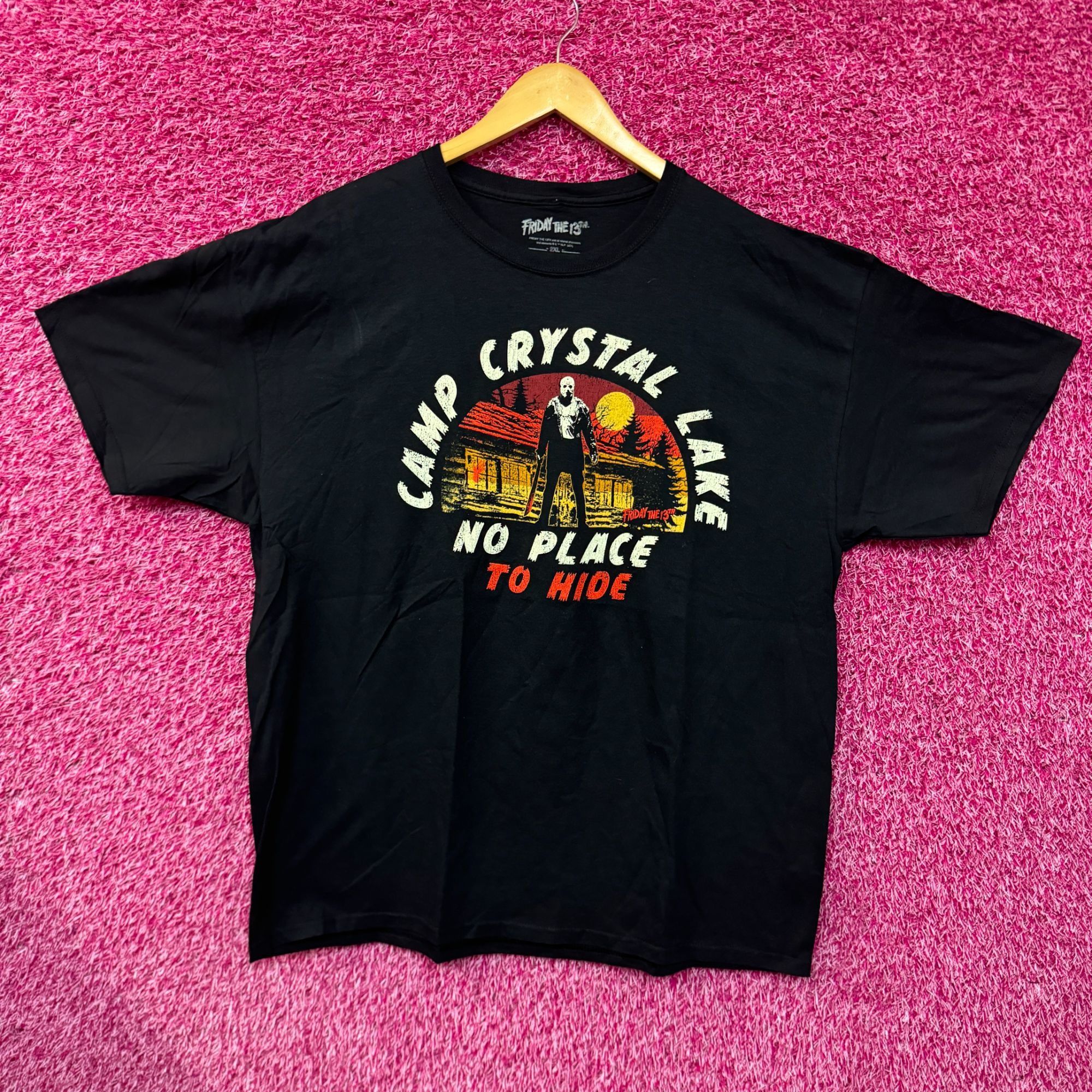 Band Tees Friday the 13th Camp Crystal Lake T-shirt size 2XL. Size US XXL / EU 58 / 5 - 1 Thumbnail