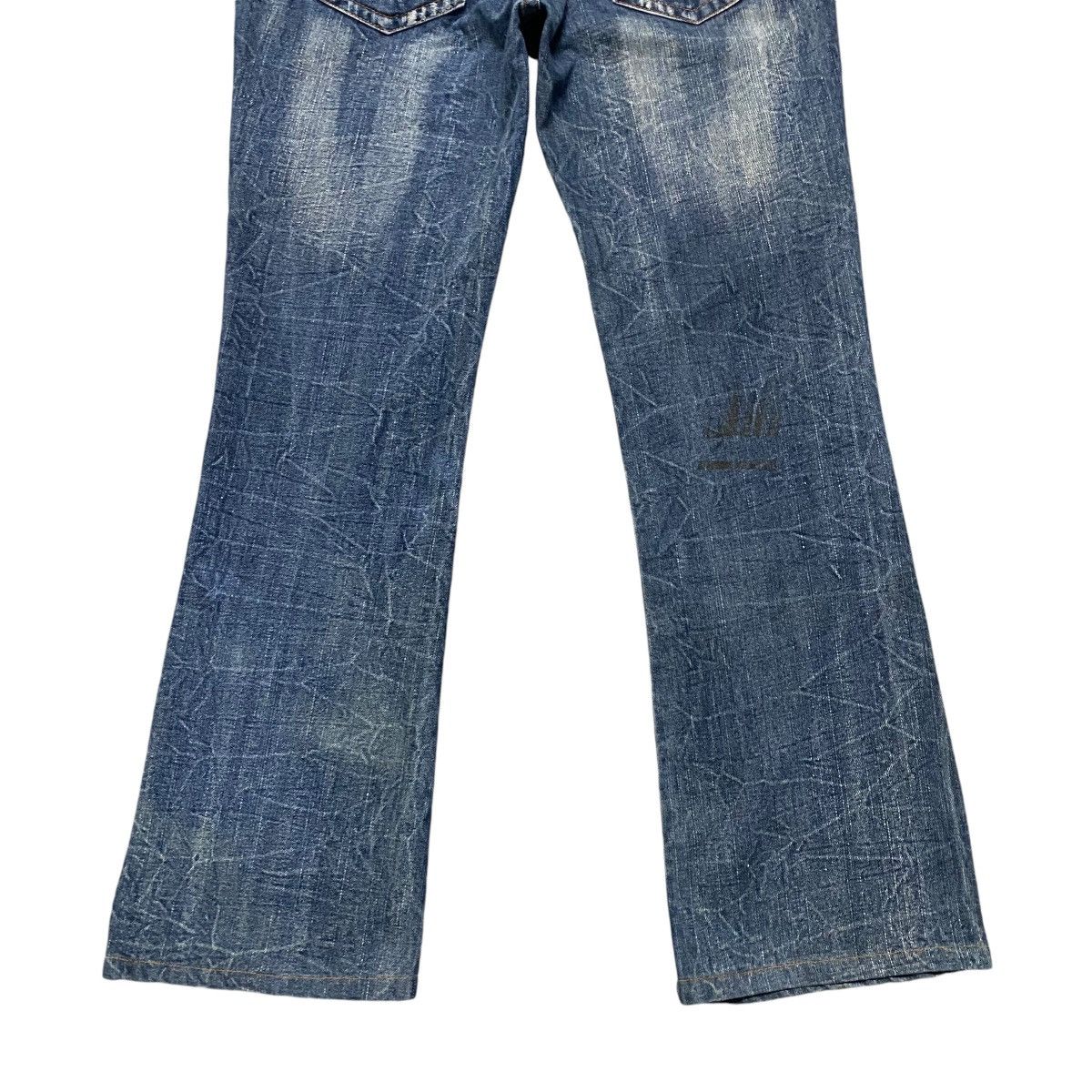 LOWBOX LOWBOX Denim Low Rise Flare Jeans Studded Size US 31 - 14 Thumbnail