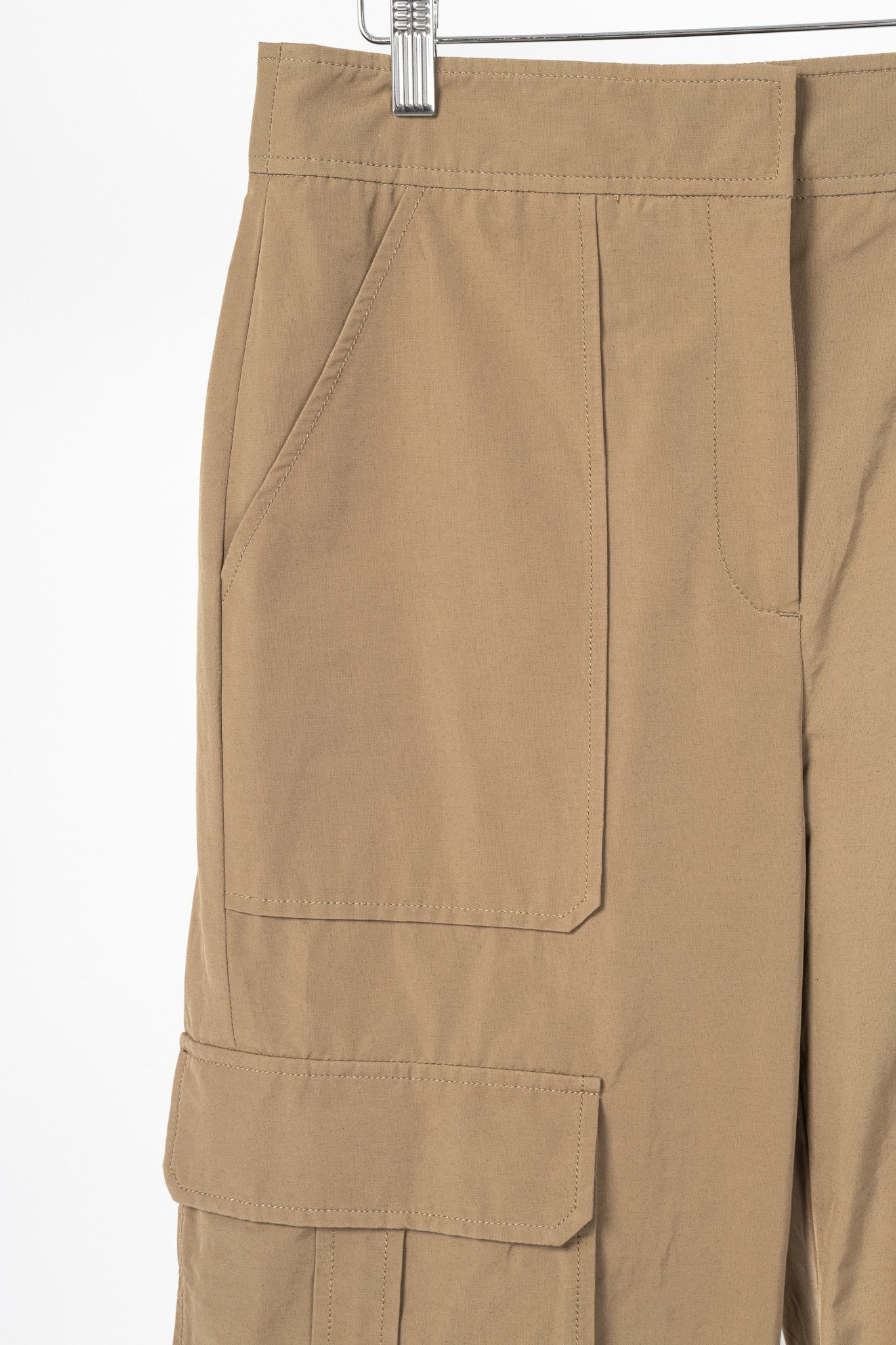Veronica Beard Veronica Beard Dari Sepia Cotton Faille Cargo Pants Size 28" / US 6 / IT 42 - 4 Thumbnail
