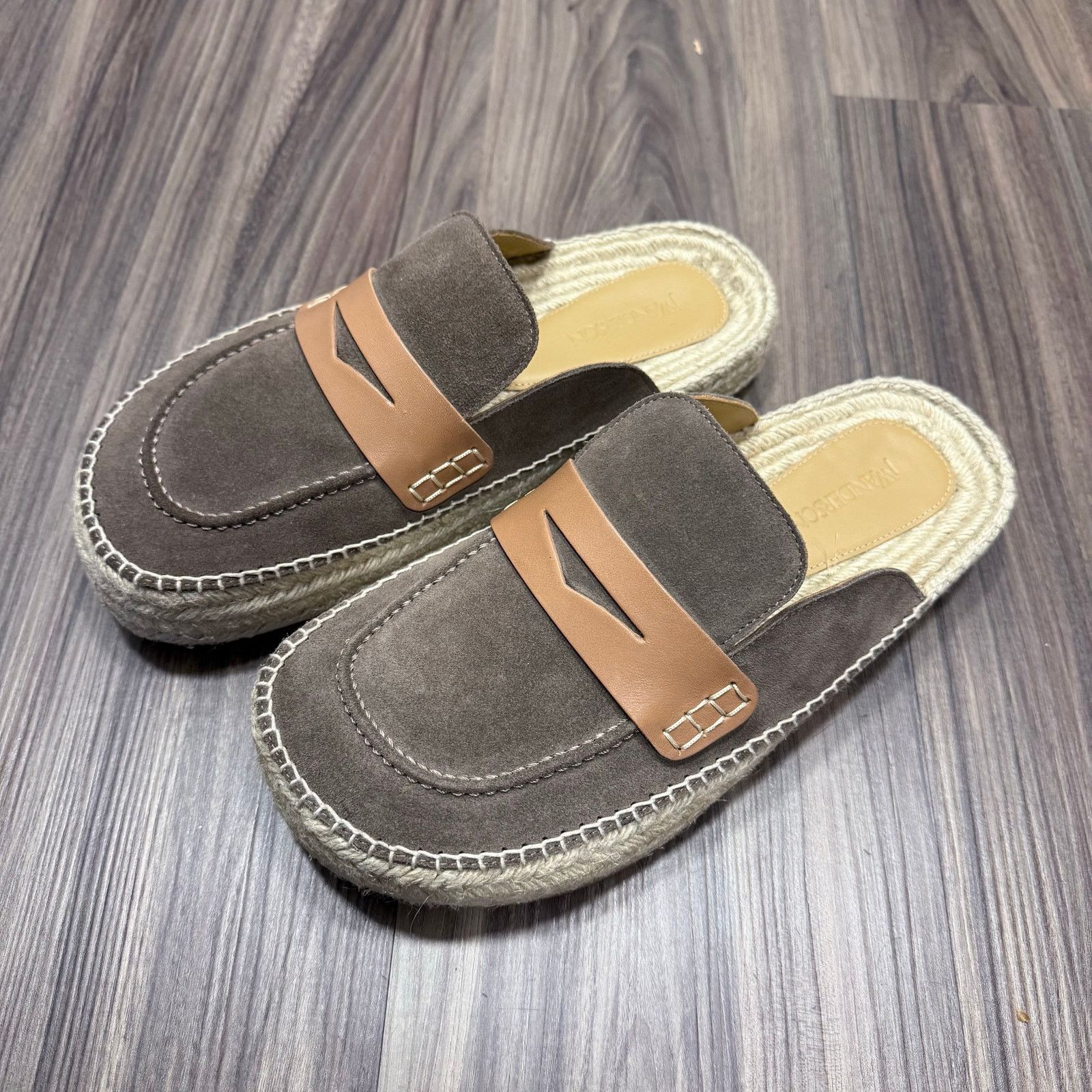 JW Anderson NIB JW Anderson Taupe Loafer Mule Espadrilles | US 43 UNISEX Size US 10 / EU 43 - 2 Thumbnail