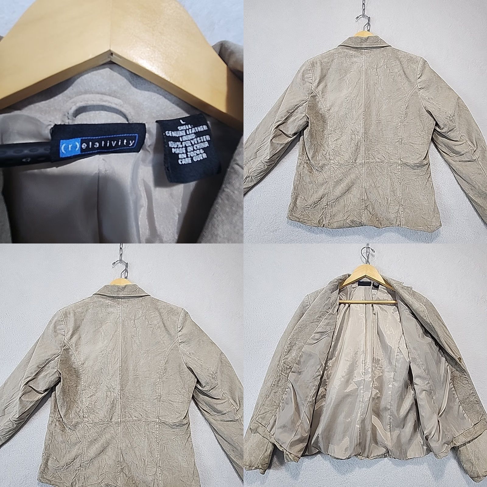Vintage VINTAGE Relativity Women's Blazer? (Note: Cannot determine vintage from provided data; original indicates Non-Vintage) Size L / US 10 / IT 46 - 9 Thumbnail