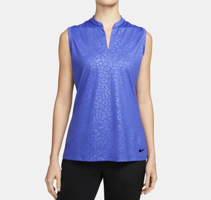 Nike Nike DO6770 430 Victory Sleeveless Golf Tank Blue ( S ) Size S / US 4 / IT 40 - 1 Thumbnail