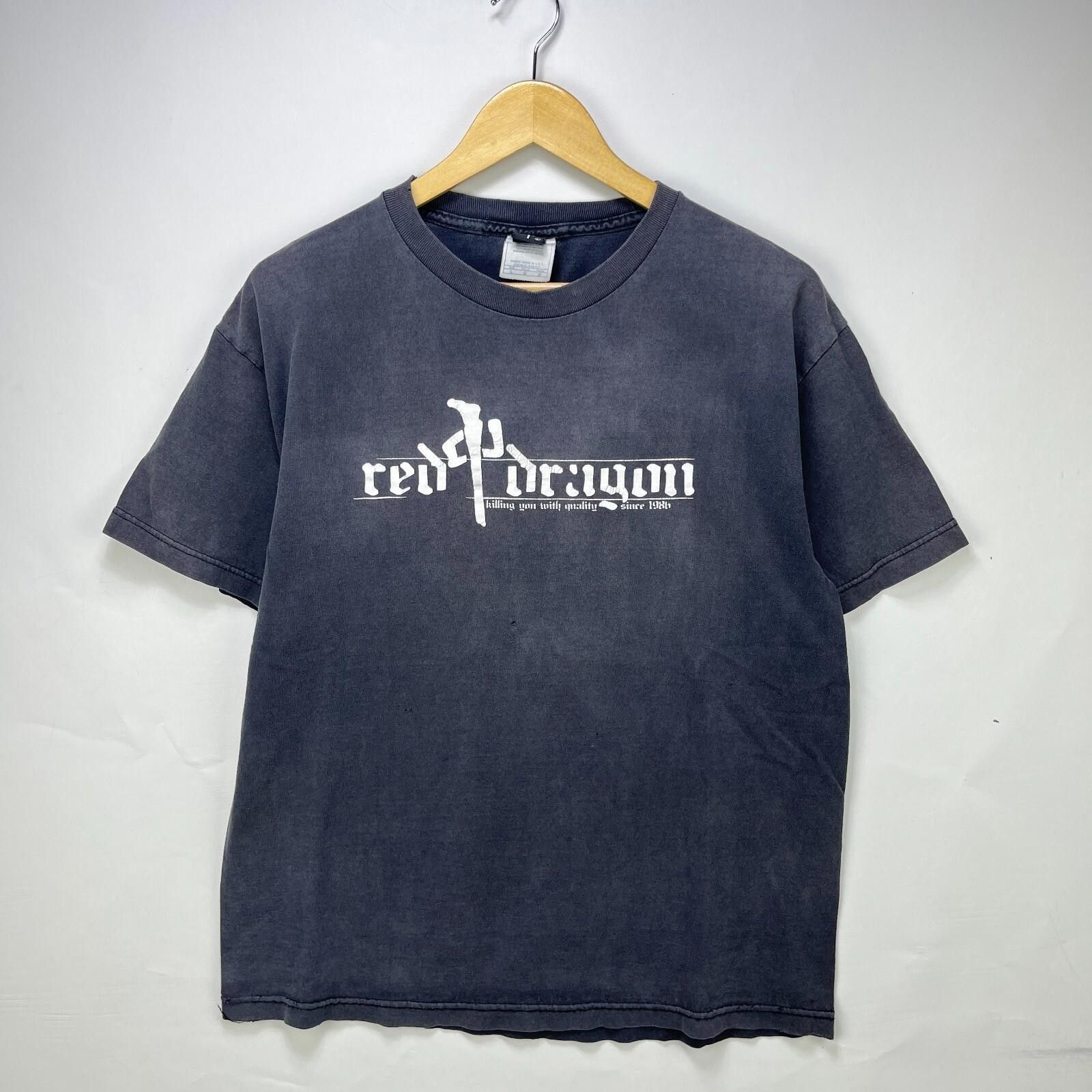 Vintage Vintage Red Dragon Skateboard Sun Faded T Shirt Large RDS Size US L / EU 52-54 / 3 - 1 Thumbnail