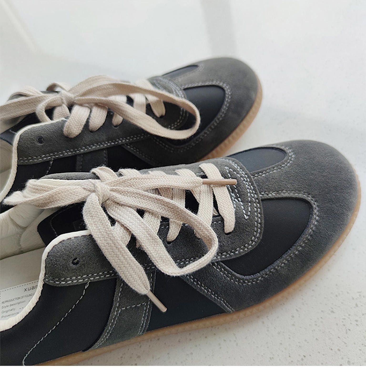 Vintage Army Military Retro Sneakers - Gray & Black Size US 10 / EU 43 - 8 Thumbnail