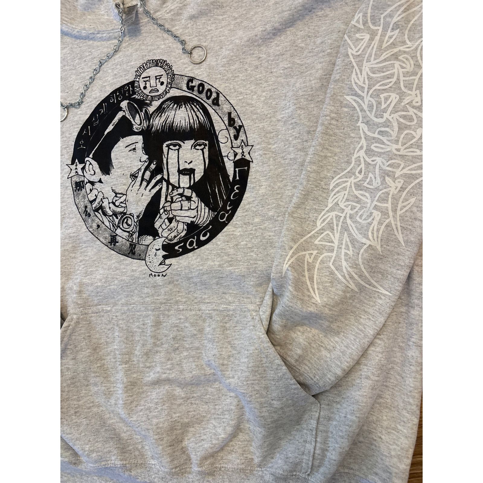 Ghost Supply Rare Ghost Supply 1/1 junji ito manga hoodie chains 2XL Size US XL / EU 56 / 4 - 4 Thumbnail