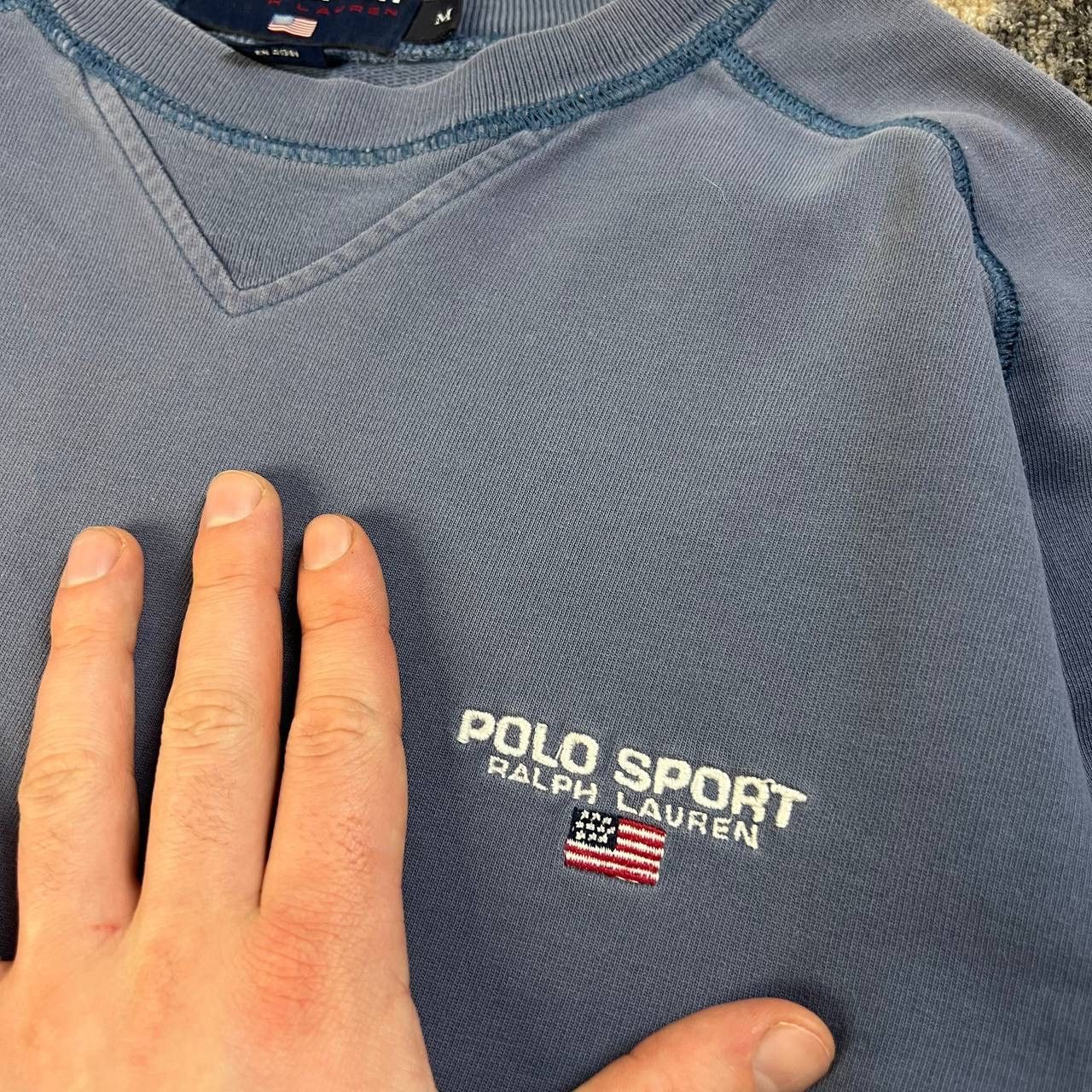 Polo Ralph Lauren Polo Sport Ralph Lauren Luxury Mini Logo Boxy Fit Sweatshirt Size US M / EU 48-50 / 2 - 4 Thumbnail